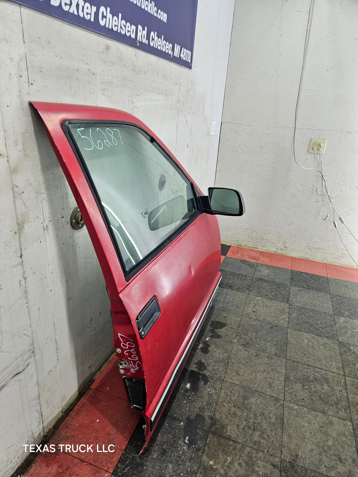1988-2000 Chevrolet Silverado Suburban GMC Sierra RH Front Passenger Door - Red