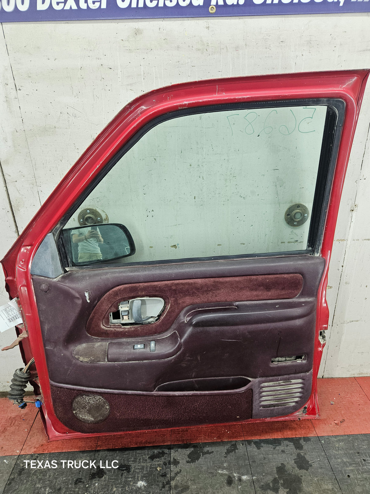 1988-2000 Chevrolet Silverado Suburban GMC Sierra RH Front Passenger Door - Red