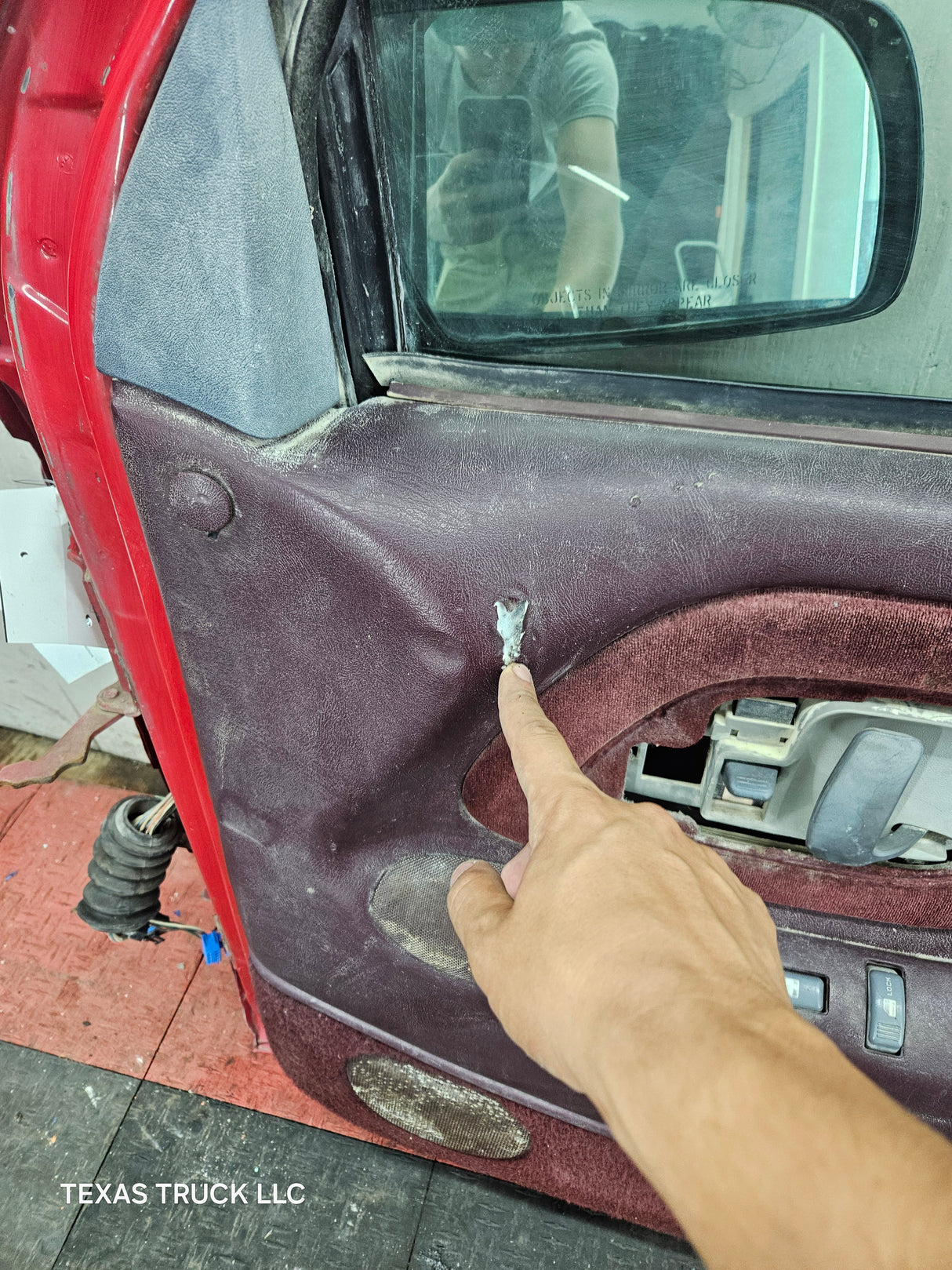 1988-2000 Chevrolet Silverado Suburban GMC Sierra RH Front Passenger Door - Red
