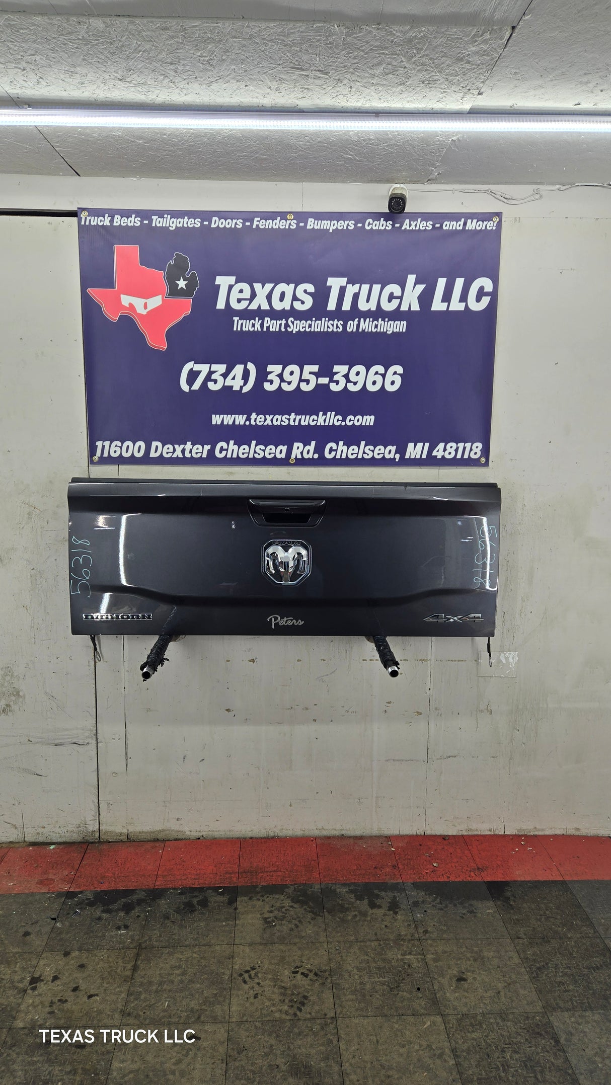 2019-2025 Dodge Ram 2500 3500 4500 5th Gen Tailgate - Grey