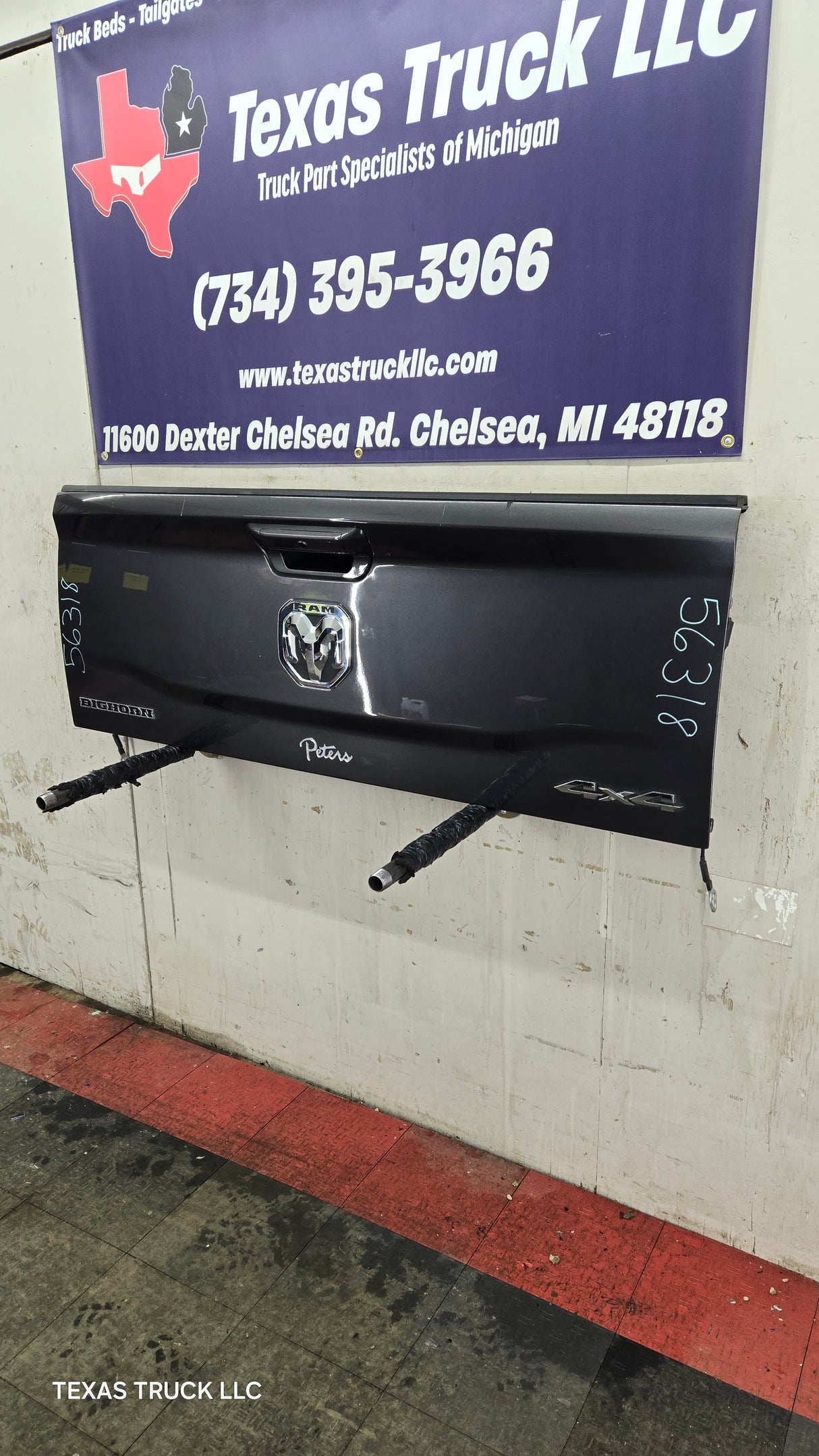 2019-2025 Dodge Ram 2500 3500 4500 5th Gen Tailgate - Grey