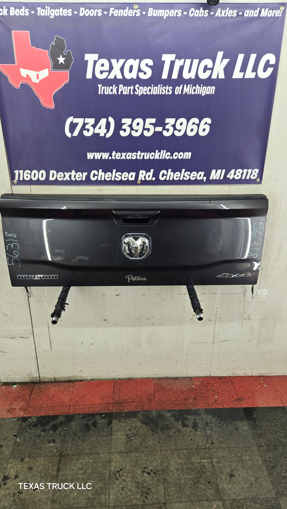 2019-2025 Dodge Ram 2500 3500 4500 5th Gen Tailgate - Grey
