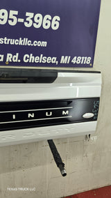 2017-2022 Ford Super Duty Platinum Pearl White Tailgate W/Step F250 F350 F450 F550