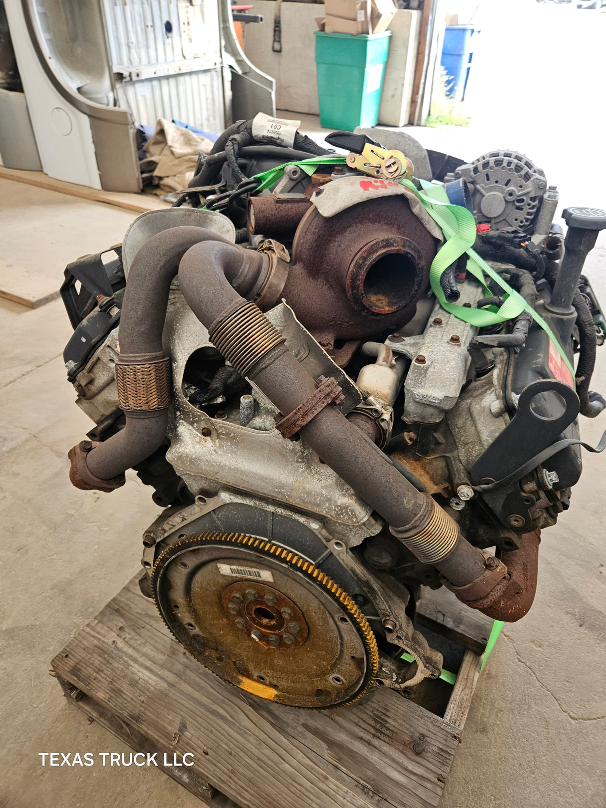 2005-2007 Ford 6.0L Power Stroke Diesel CORE Engine Assembly 47k Miles