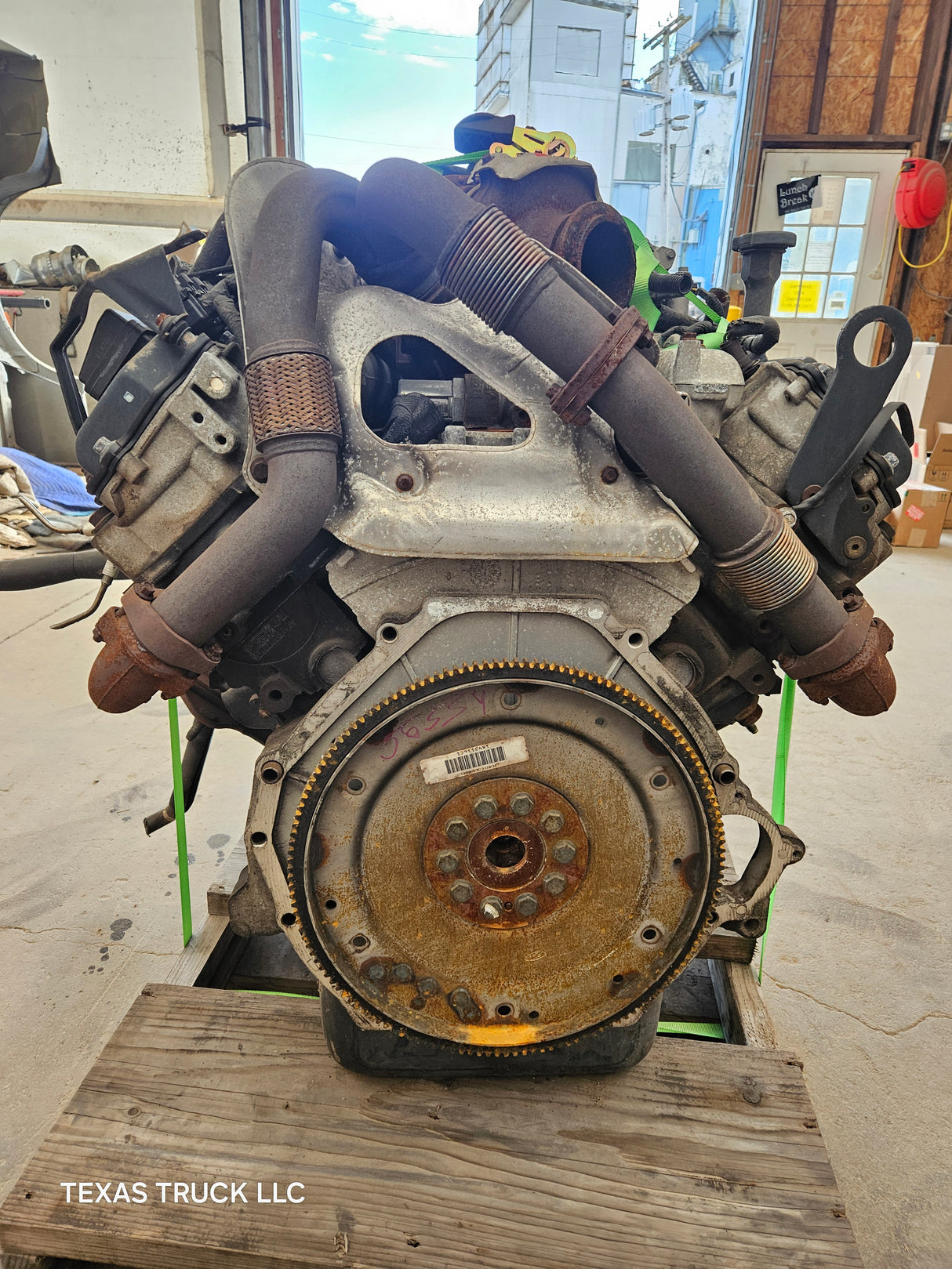 2005-2007 Ford 6.0L Power Stroke Diesel CORE Engine Assembly 47k Miles
