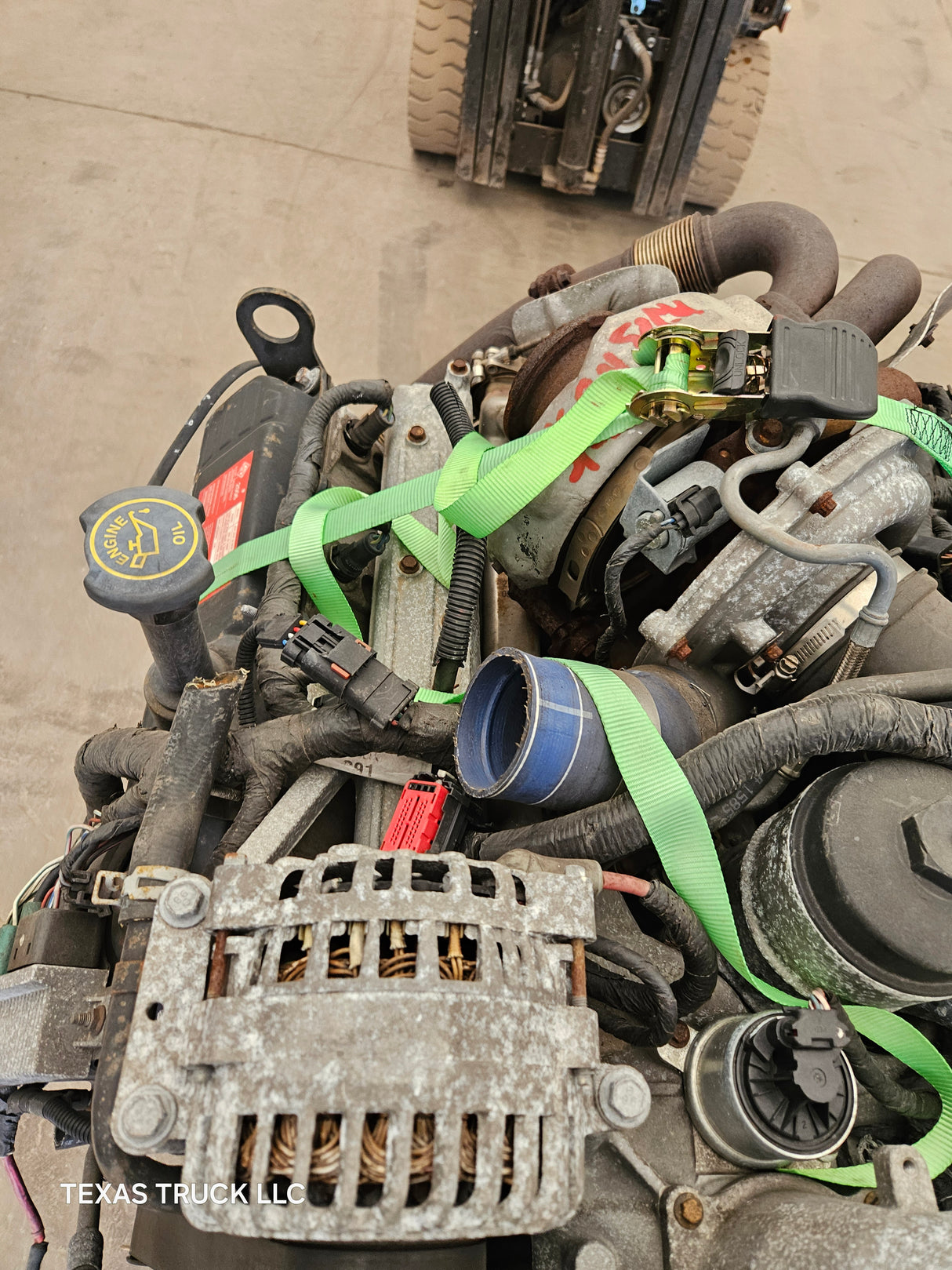 2005-2007 Ford 6.0L Power Stroke Diesel CORE Engine Assembly 47k Miles