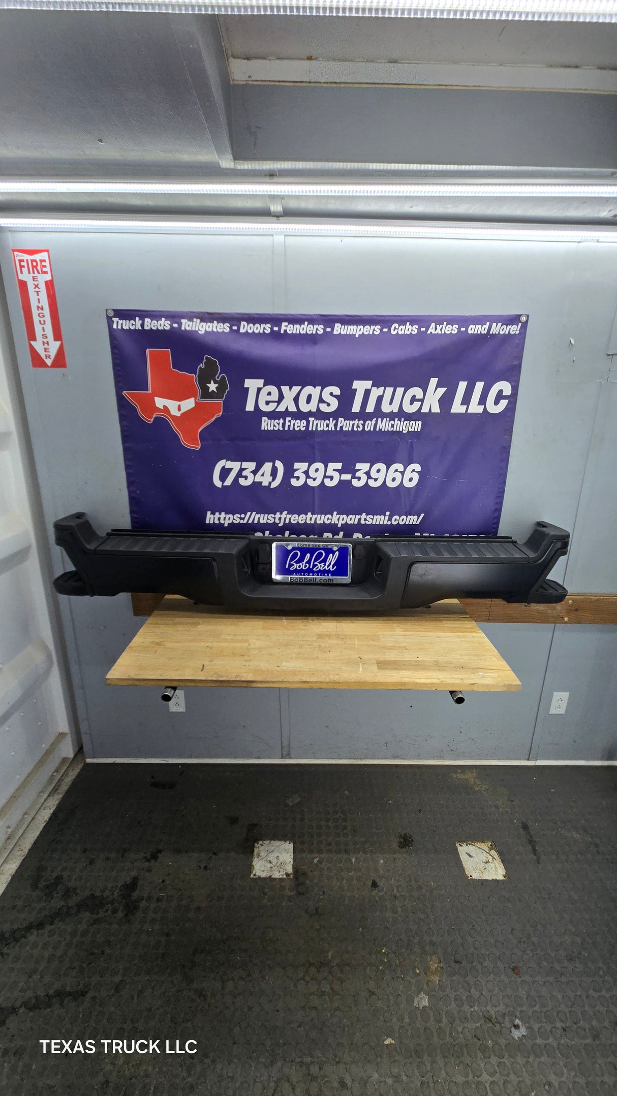 2023-2025 Ford Super Duty Rear Bumper F250 F350 F450 F550 - Black