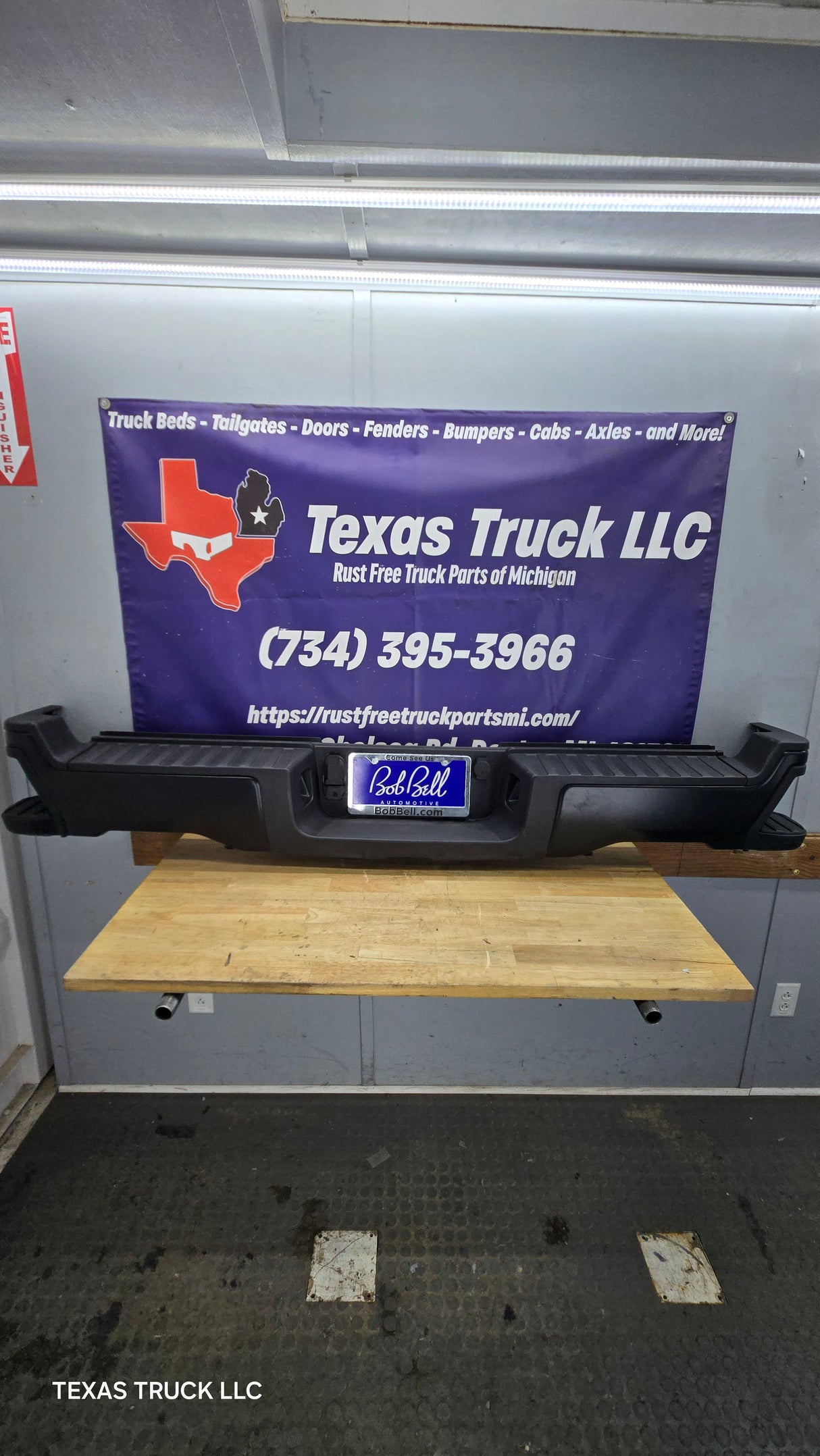 2023-2025 Ford Super Duty Rear Bumper F250 F350 F450 F550 - Black