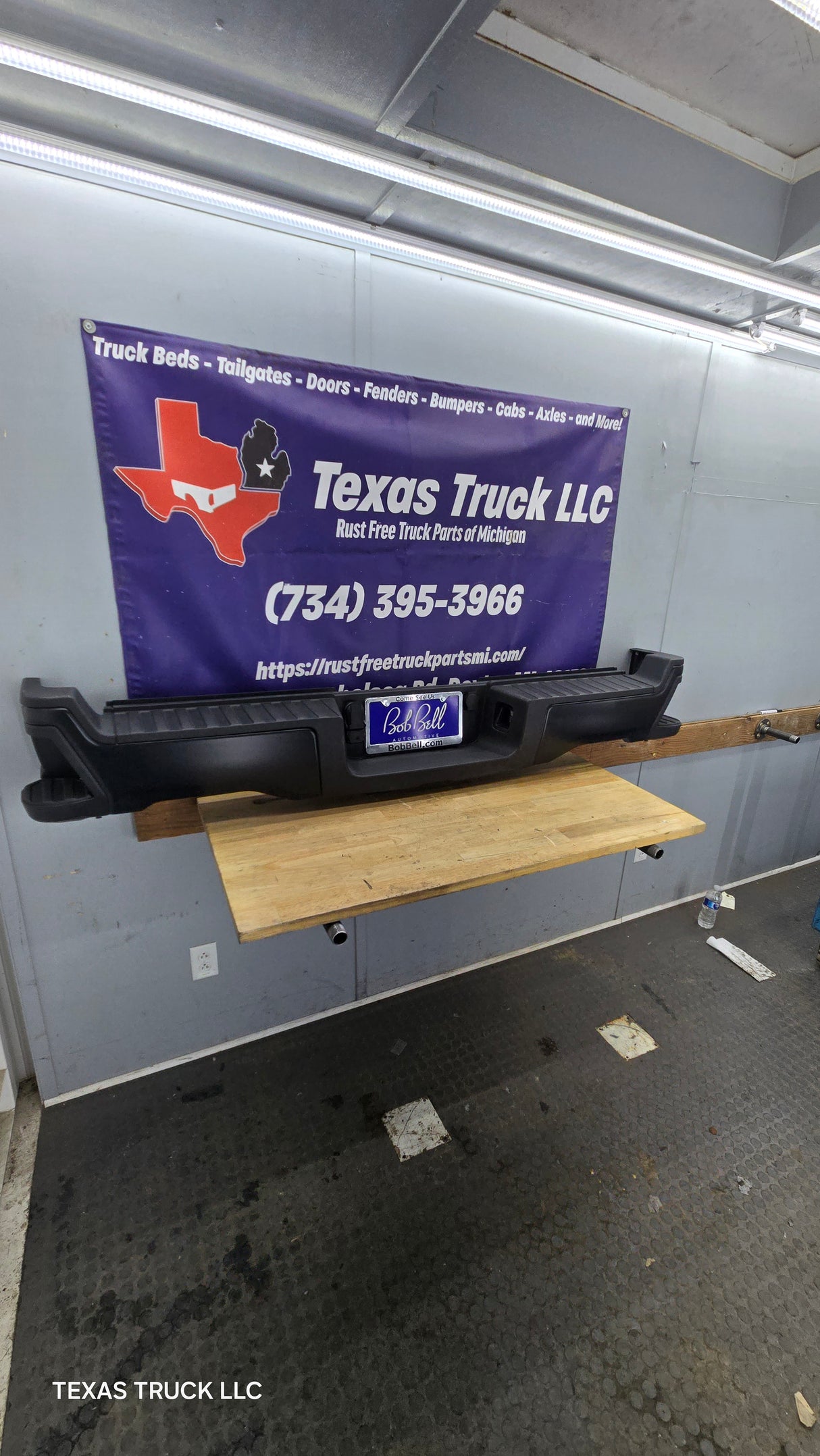 2023-2025 Ford Super Duty Rear Bumper F250 F350 F450 F550 - Black
