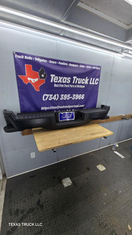 2023-2025 Ford Super Duty Rear Bumper F250 F350 F450 F550 - Black