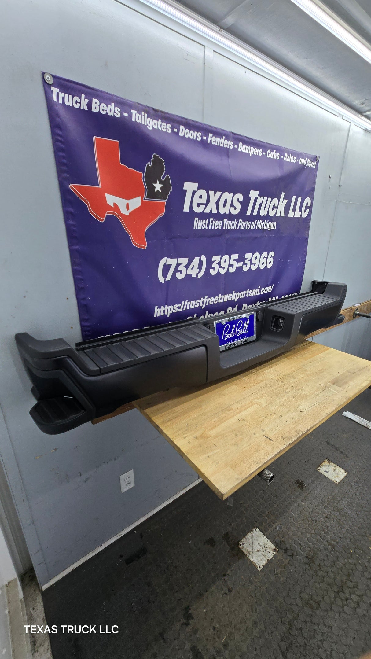 2023-2025 Ford Super Duty Rear Bumper F250 F350 F450 F550 - Black