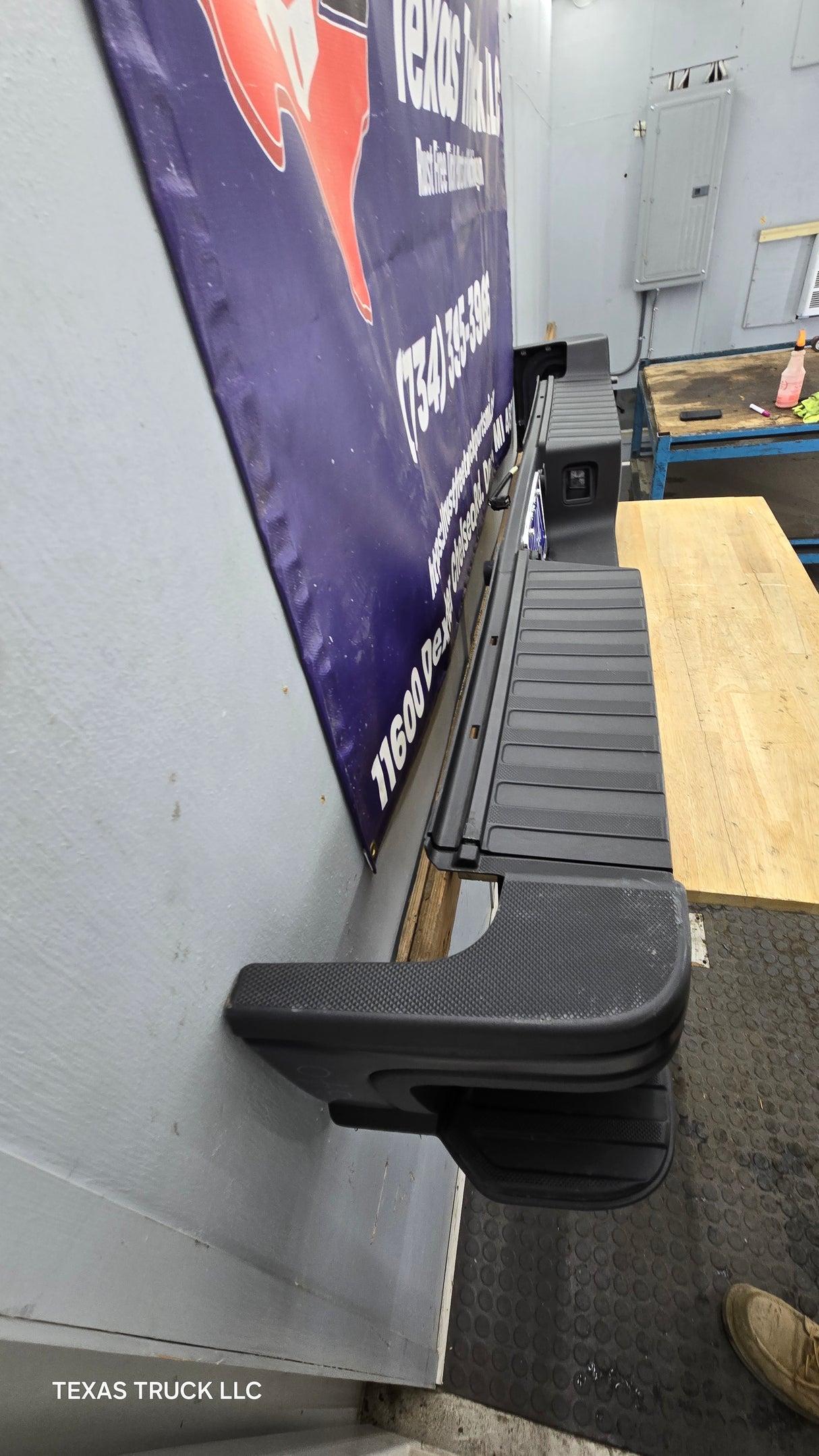 2023-2025 Ford Super Duty Rear Bumper F250 F350 F450 F550 - Black
