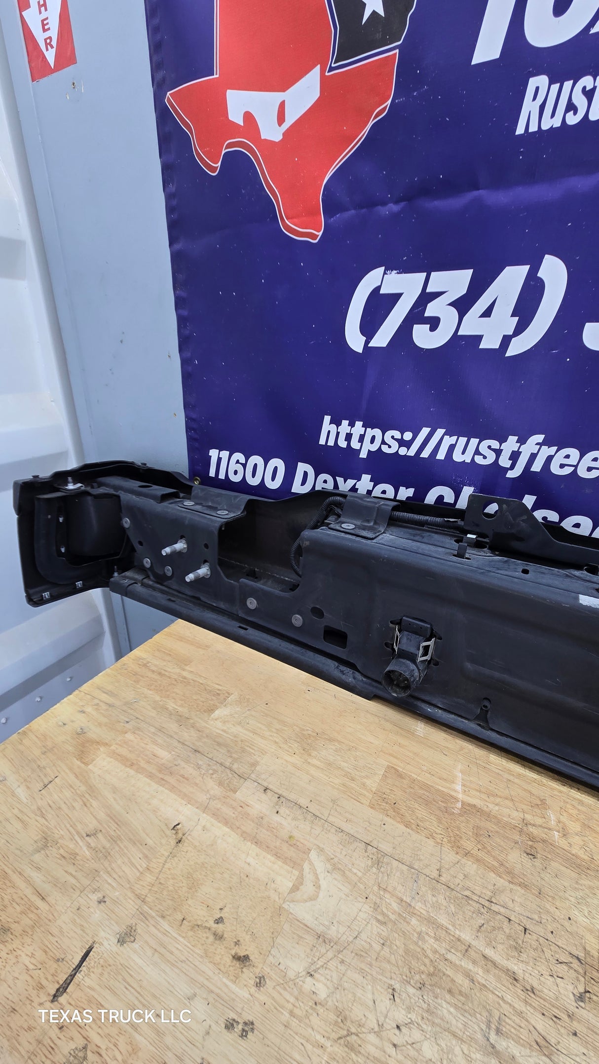 2023-2025 Ford Super Duty Rear Bumper F250 F350 F450 F550 - Black