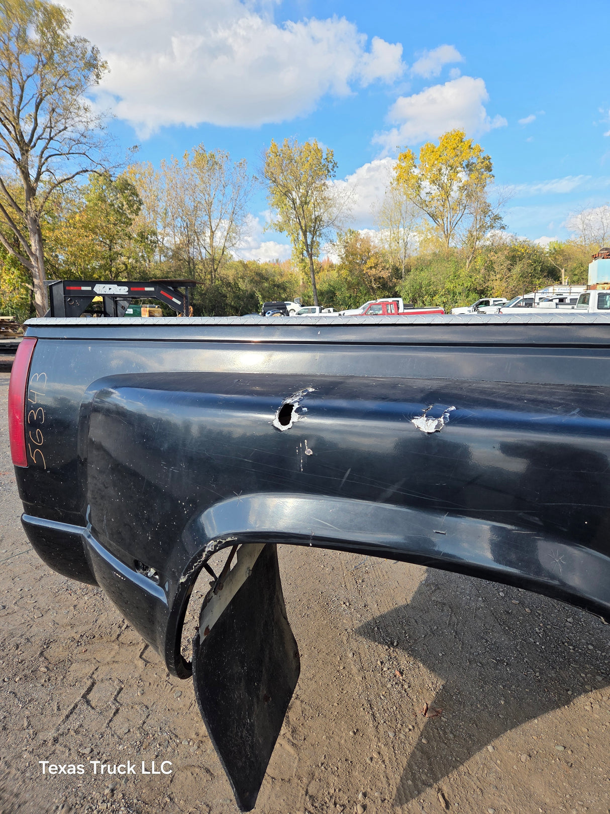 1988-2000 Chevrolet Silverado / GMC Sierra 3500 OBS 8' Dually Truck Bed - Black