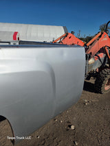 2007-2013 Chevrolet Silverado 1500 2500 3500 HD 8' Long Bed - Silver