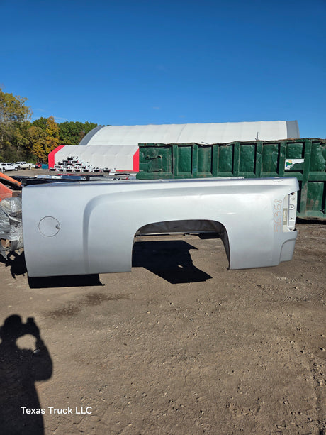 2007-2013 Chevrolet Silverado 1500 2500 3500 HD 8' Long Bed - Silver