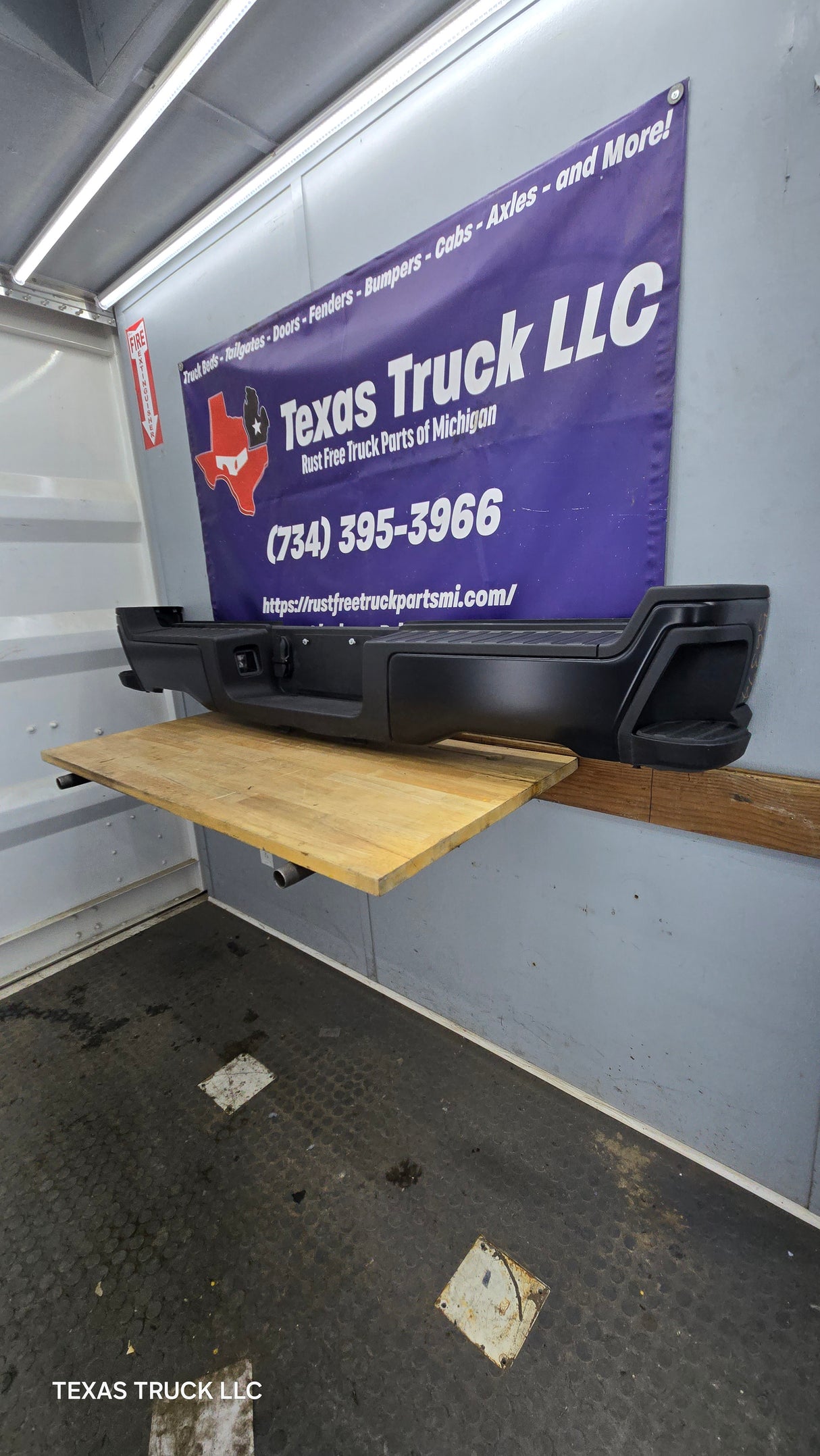 2023-2025 Ford Super Duty Rear Bumper F250 F350 F450 F550 - Black