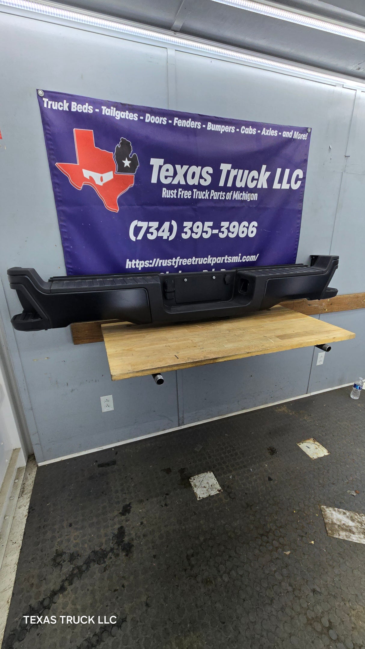 2023-2025 Ford Super Duty Rear Bumper F250 F350 F450 F550 - Black
