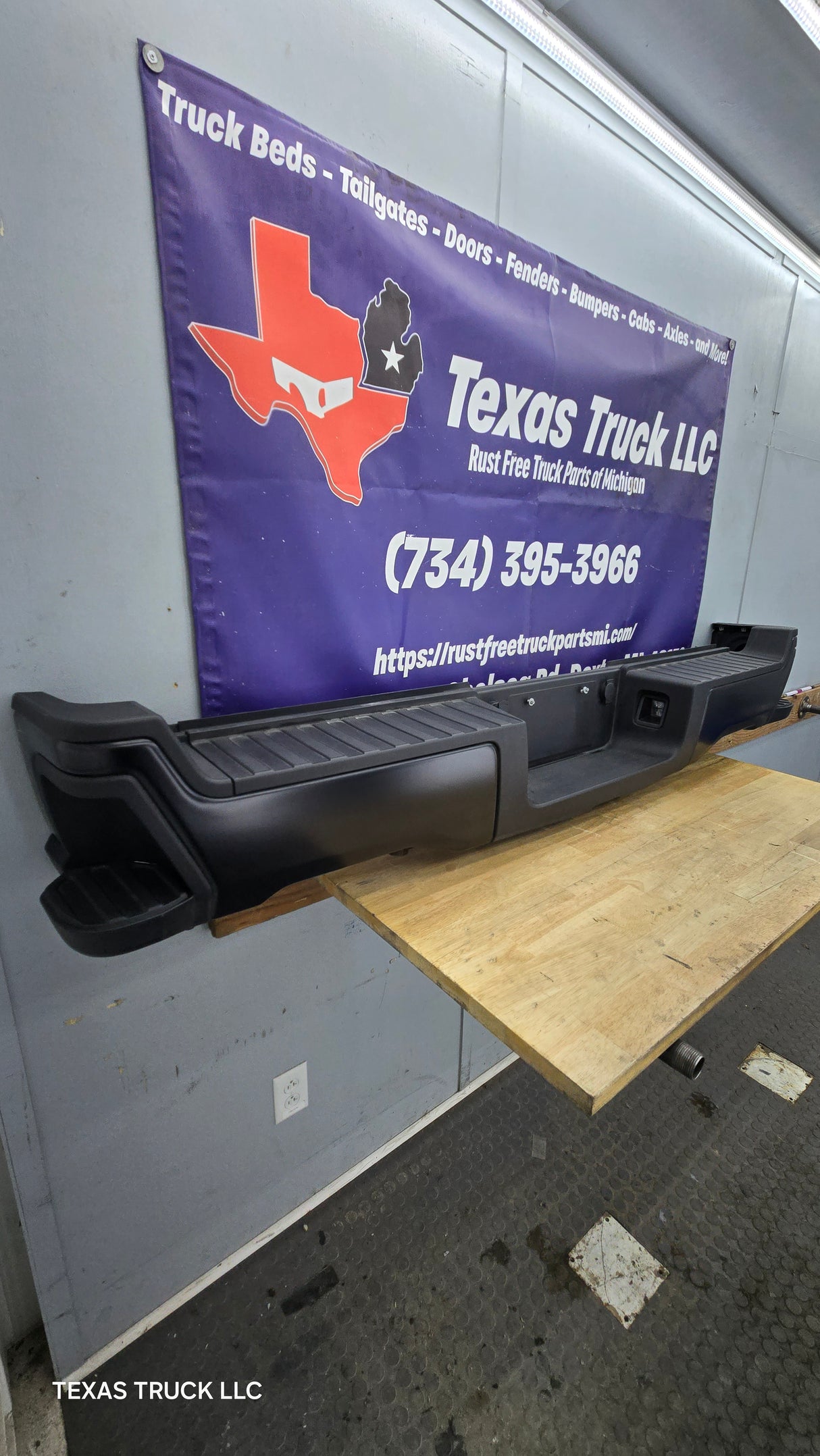 2023-2025 Ford Super Duty Rear Bumper F250 F350 F450 F550 - Black