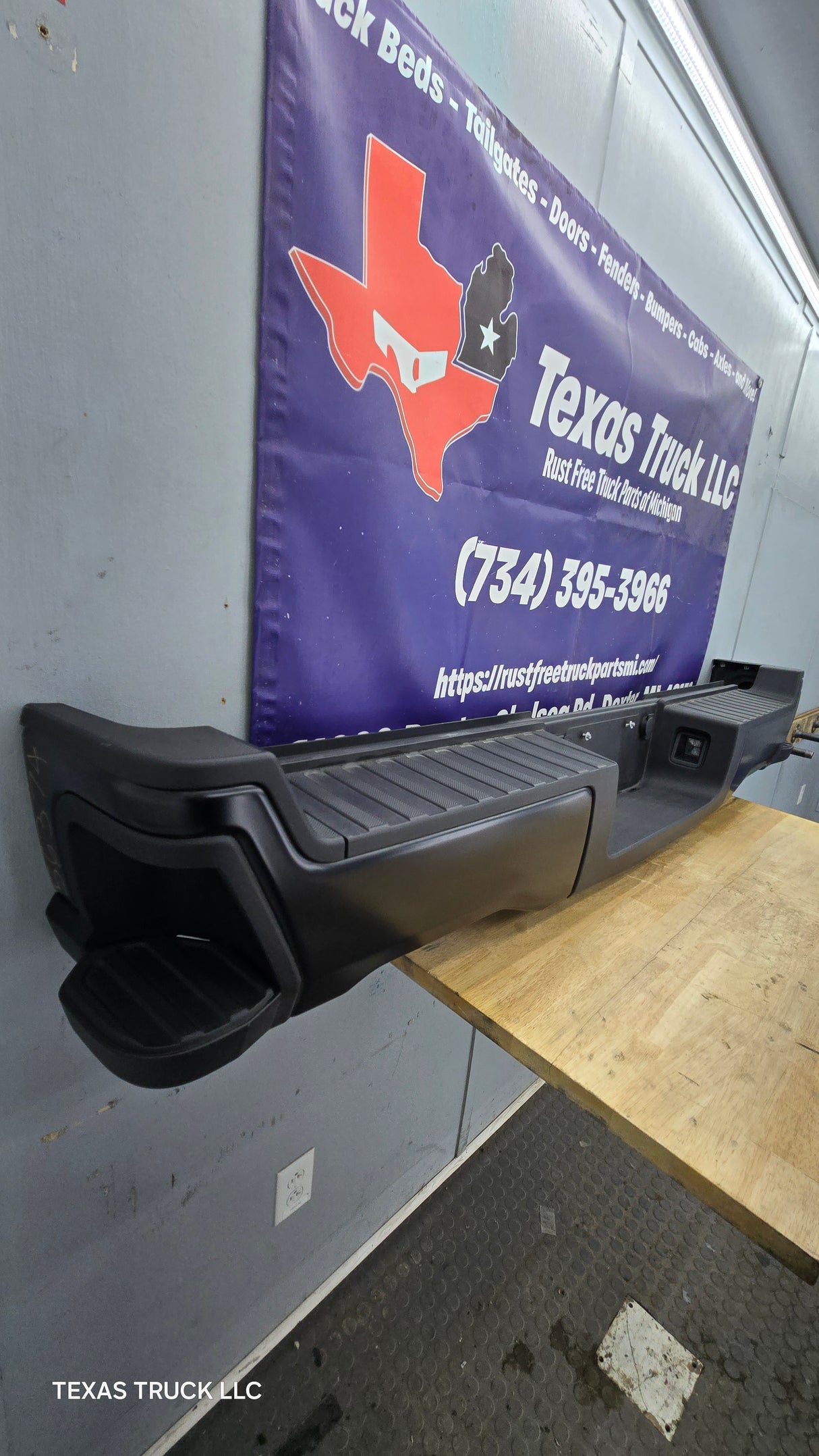 2023-2025 Ford Super Duty Rear Bumper F250 F350 F450 F550 - Black