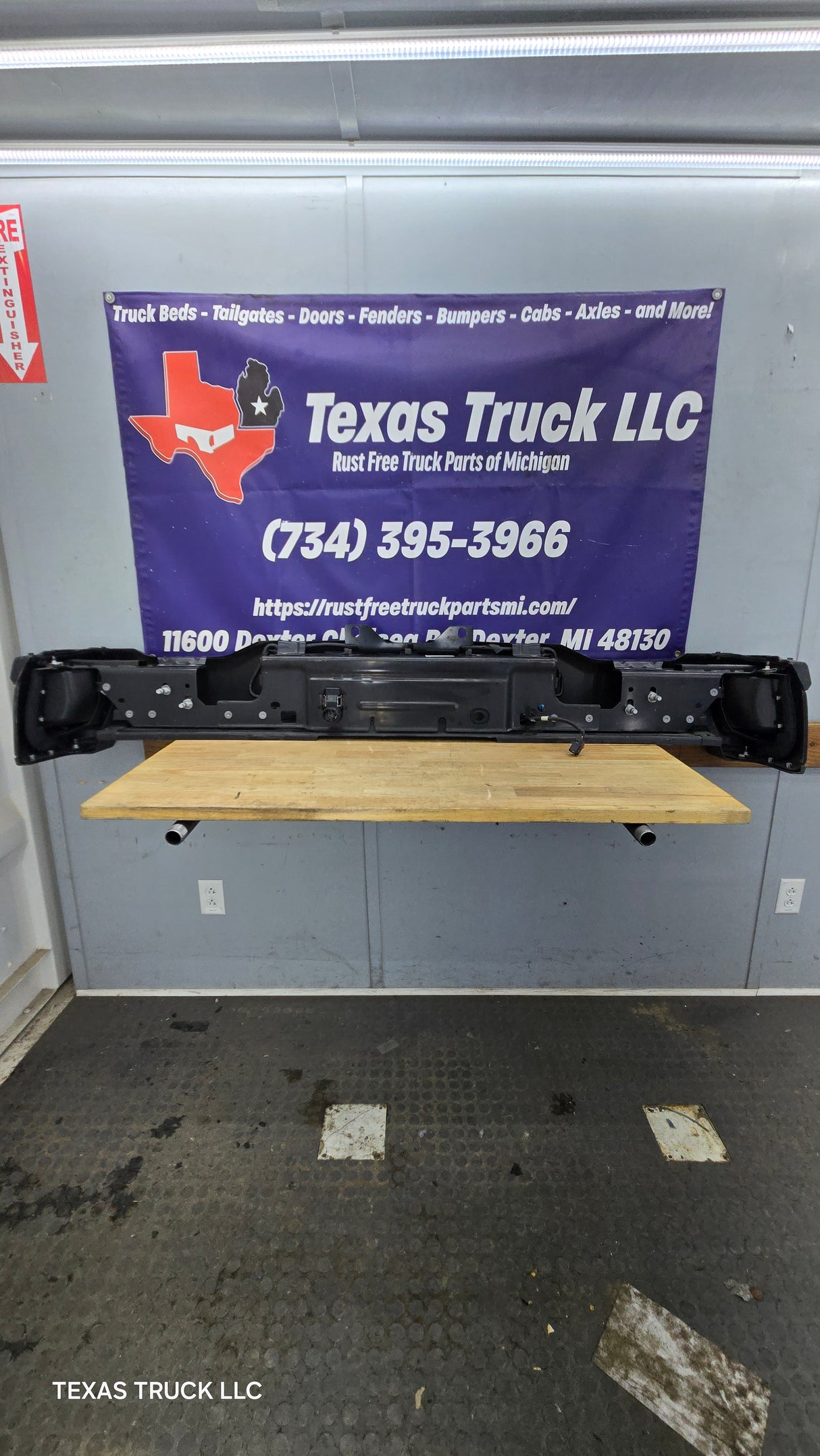 2023-2025 Ford Super Duty Rear Bumper F250 F350 F450 F550 - Black