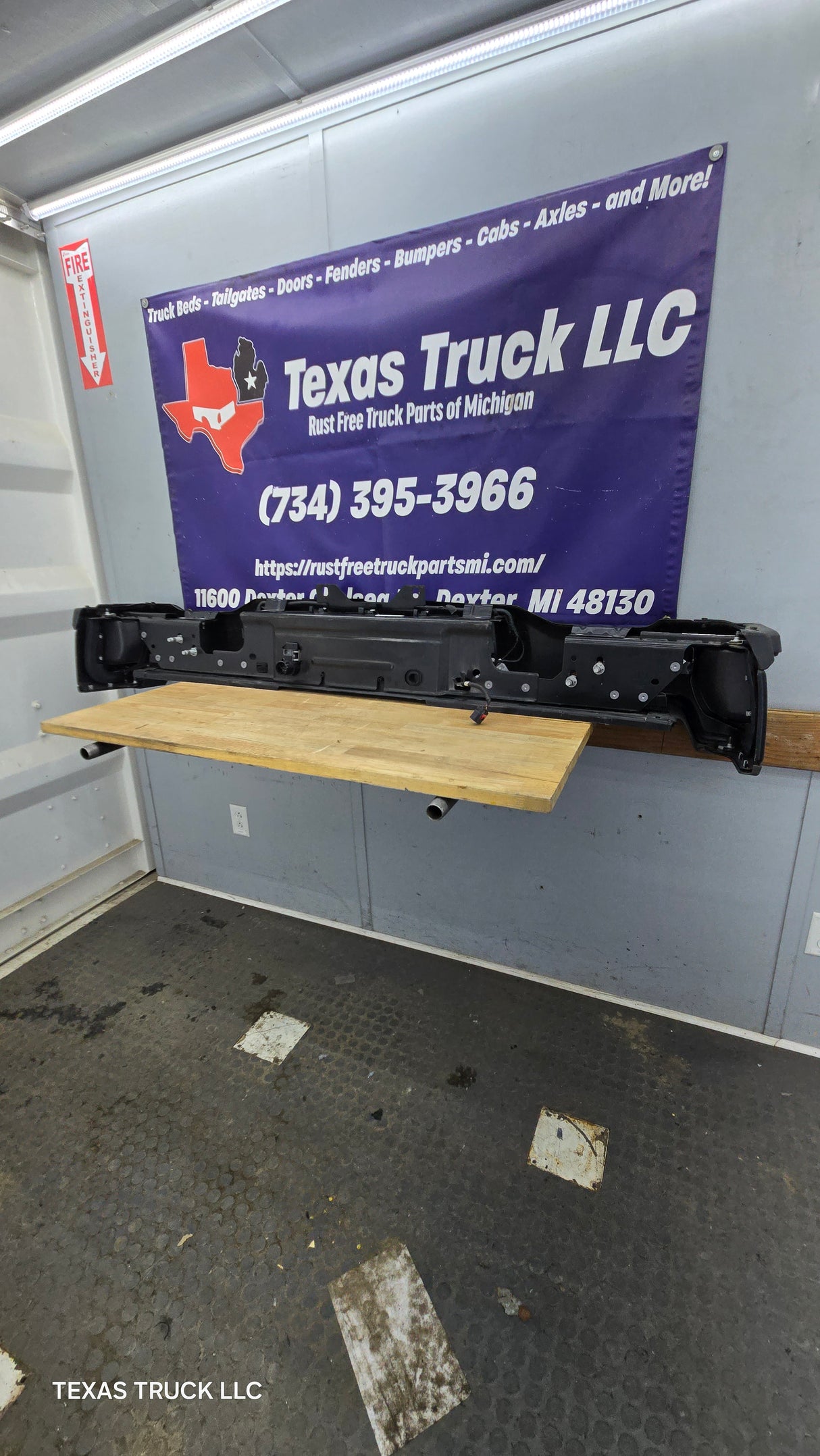 2023-2025 Ford Super Duty Rear Bumper F250 F350 F450 F550 - Black