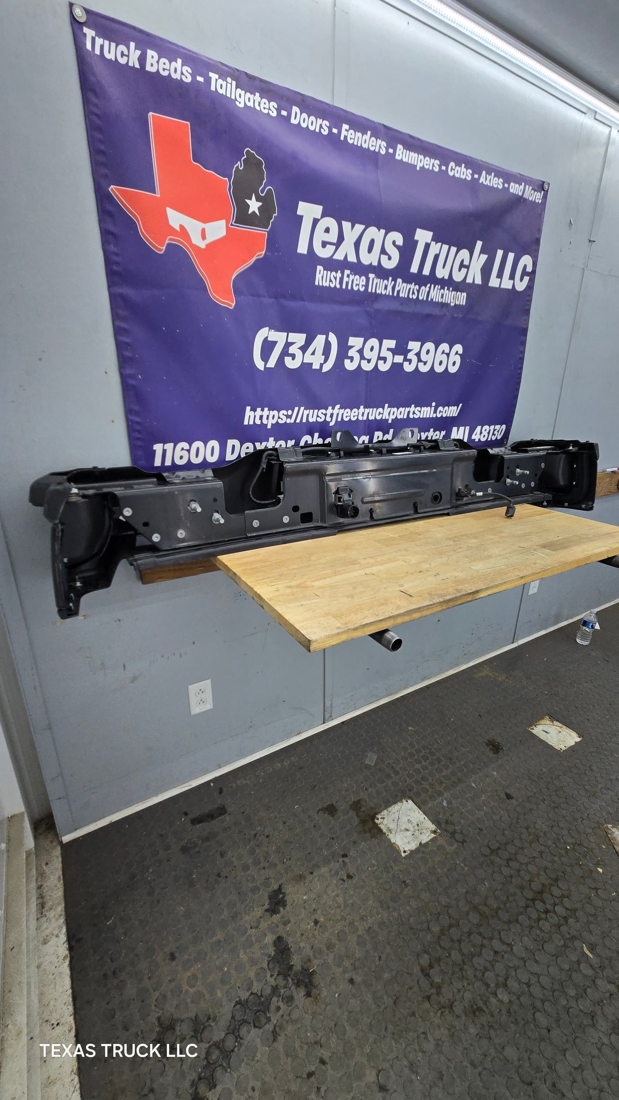 2023-2025 Ford Super Duty Rear Bumper F250 F350 F450 F550 - Black
