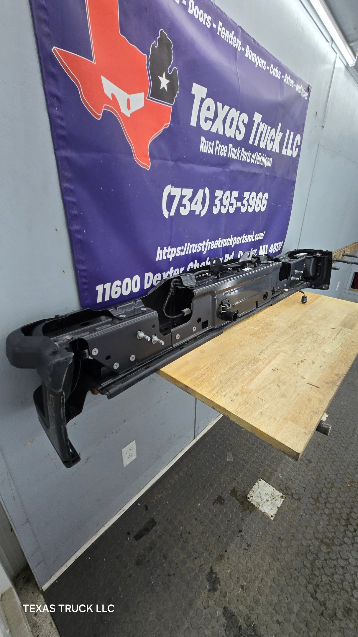 2023-2025 Ford Super Duty Rear Bumper F250 F350 F450 F550 - Black
