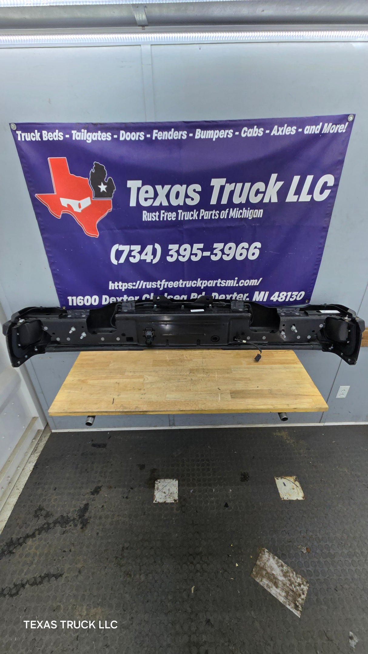 2023-2025 Ford Super Duty Rear Bumper F250 F350 F450 F550 - Black
