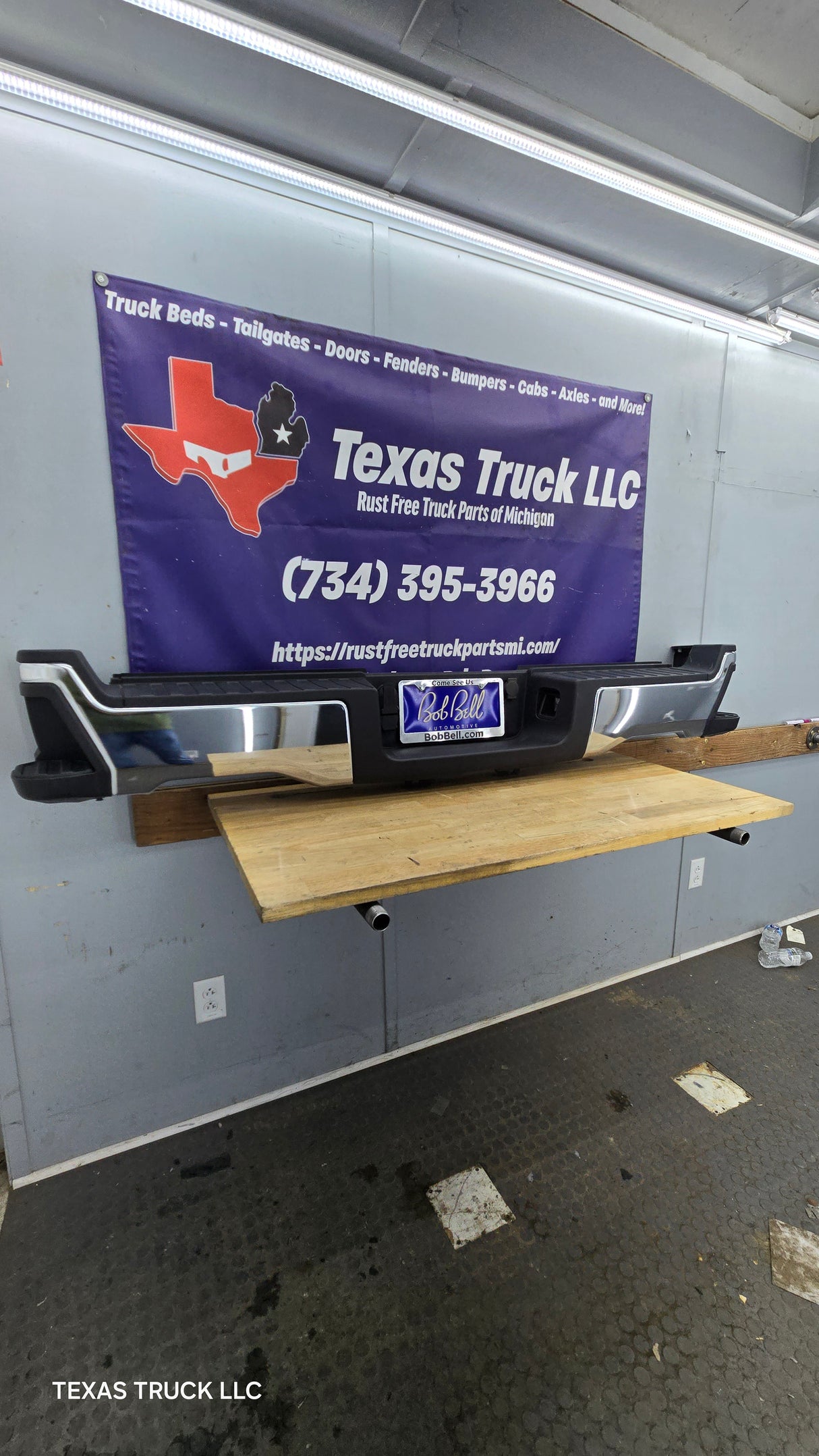 2023-2025 Ford Super Duty Rear Bumper F250 F350 F450 F550 - Chrome