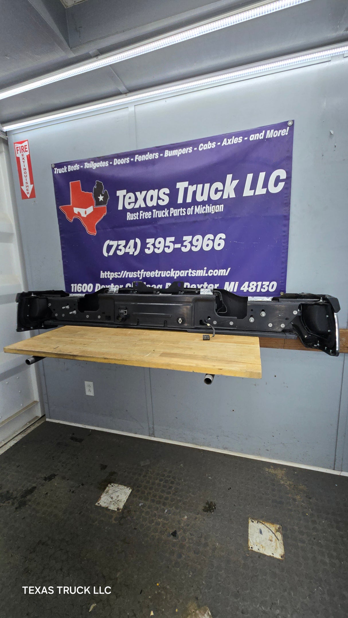 2023-2025 Ford Super Duty Rear Bumper F250 F350 F450 F550 - Chrome