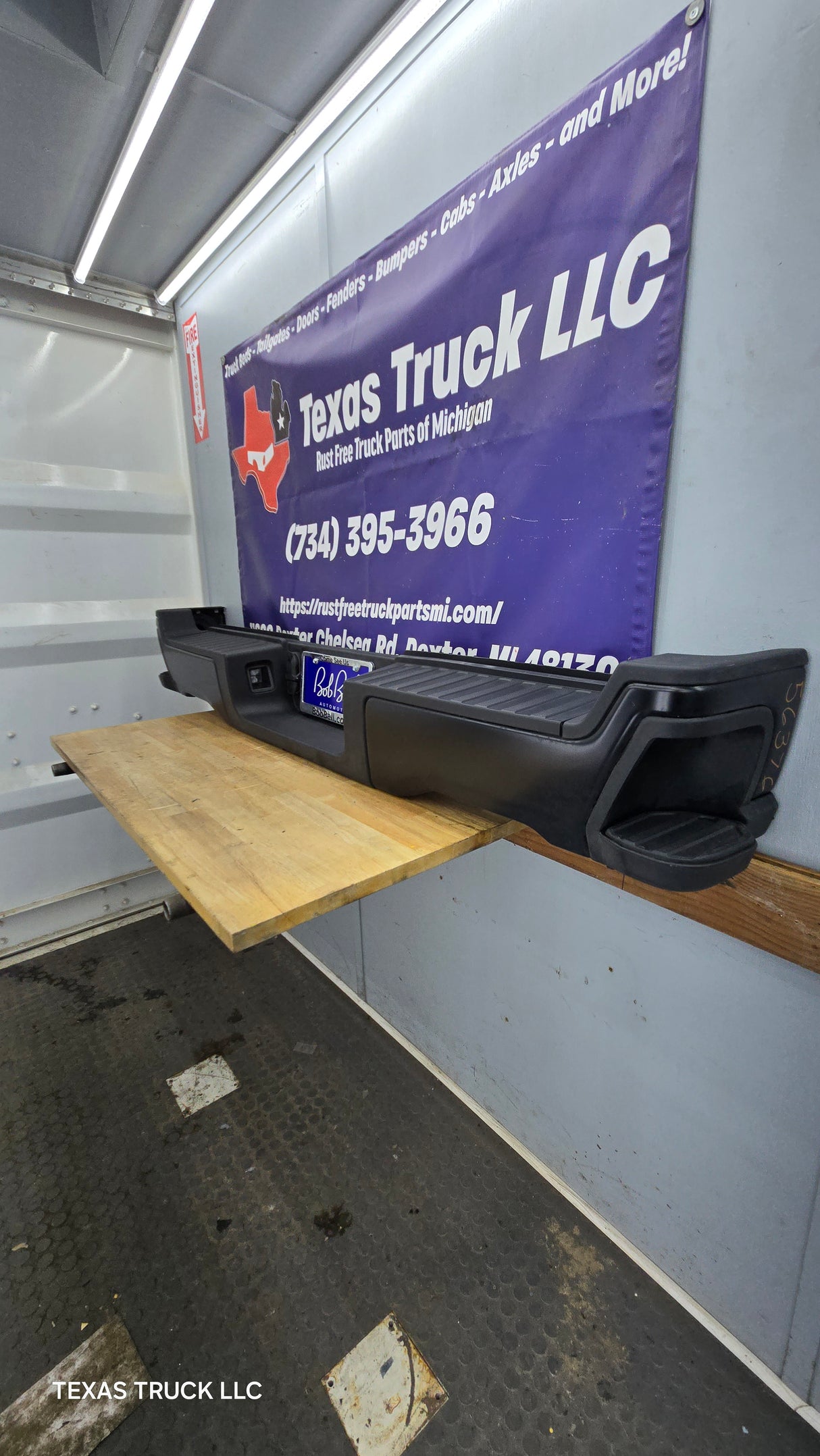 2023-2025 Ford Super Duty Rear Bumper F250 F350 F450 F550 - Black
