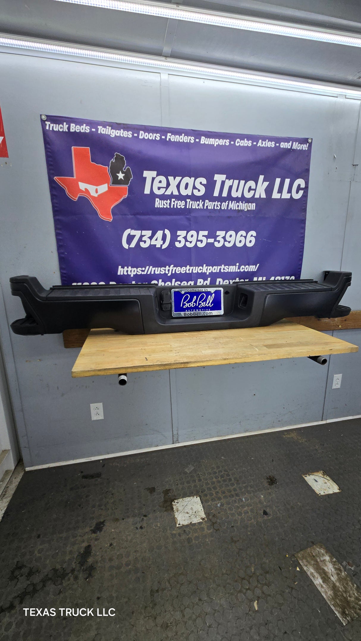 2023-2025 Ford Super Duty Rear Bumper F250 F350 F450 F550 - Black