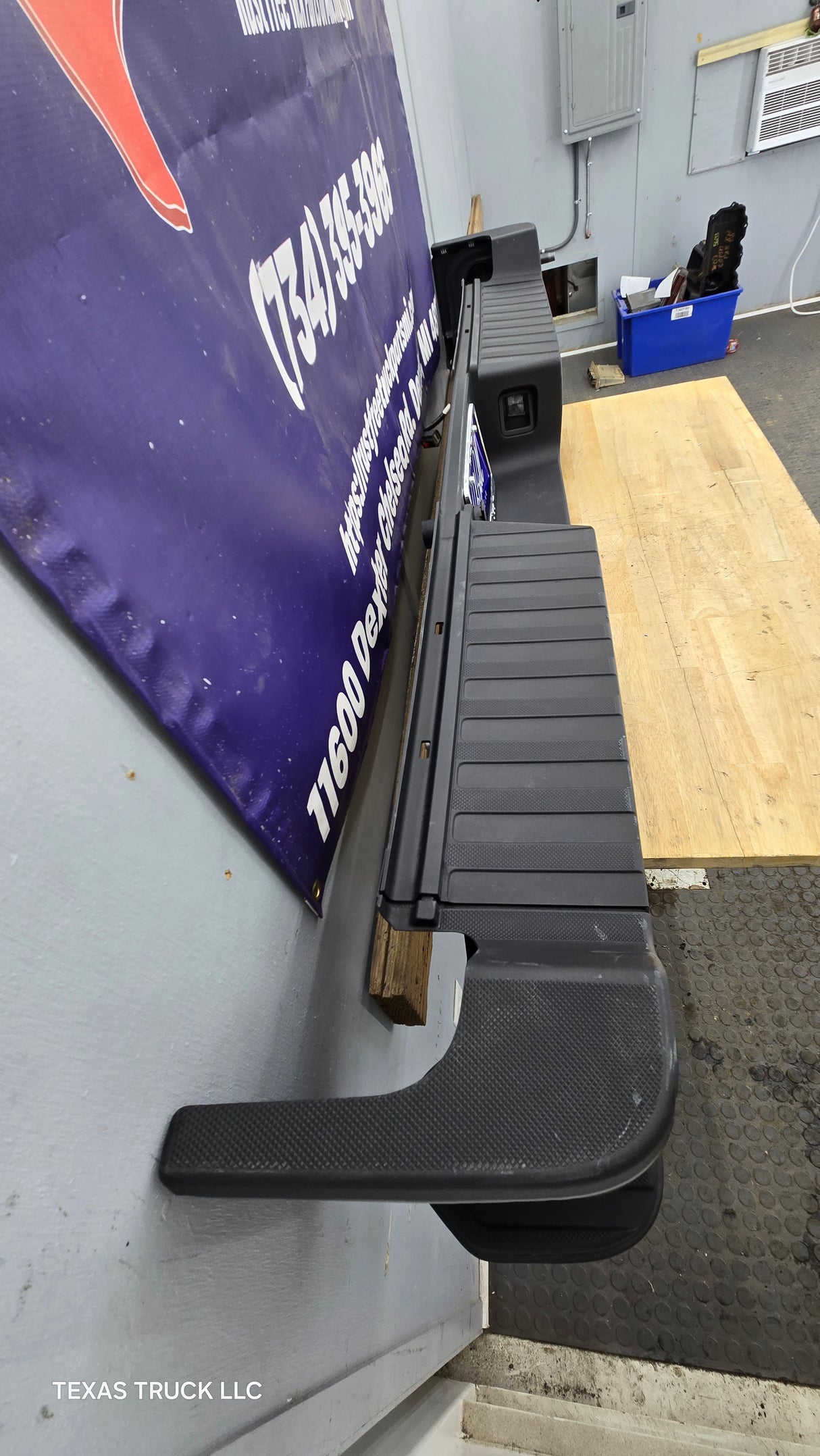 2023-2025 Ford Super Duty Rear Bumper F250 F350 F450 F550 - Black