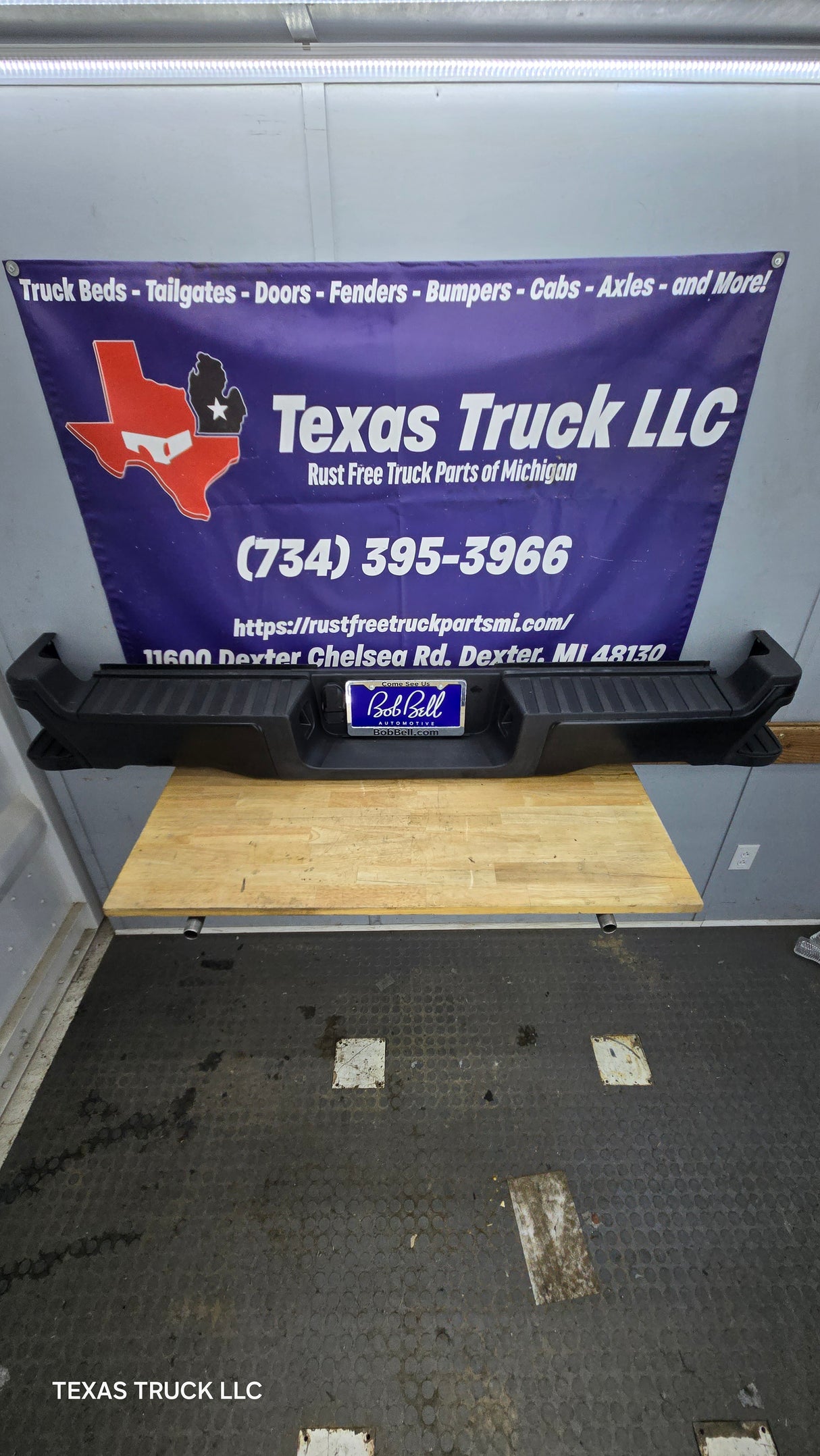 2023-2025 Ford Super Duty Rear Bumper F250 F350 F450 F550 - Black