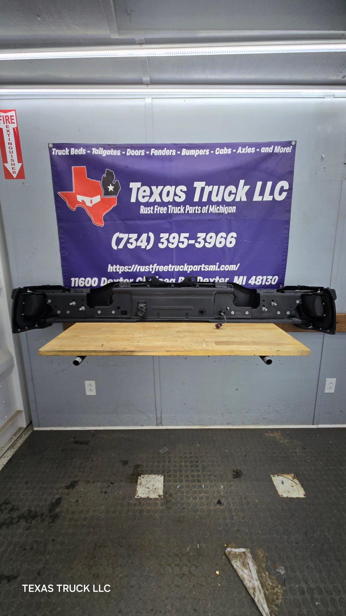 2023-2025 Ford Super Duty Rear Bumper F250 F350 F450 F550 - Black