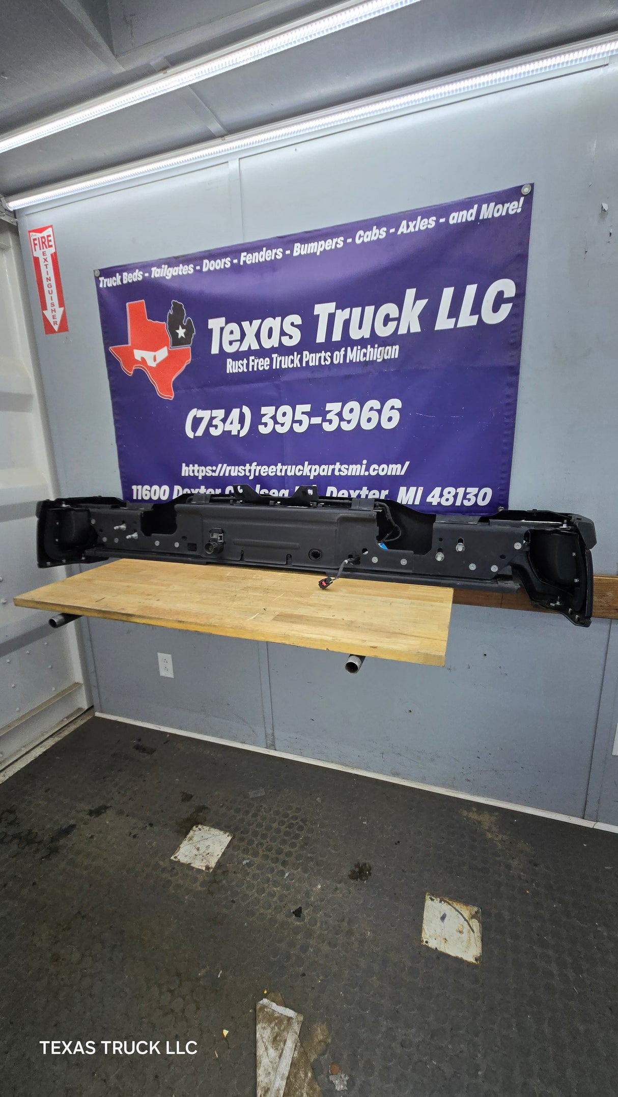 2023-2025 Ford Super Duty Rear Bumper F250 F350 F450 F550 - Black