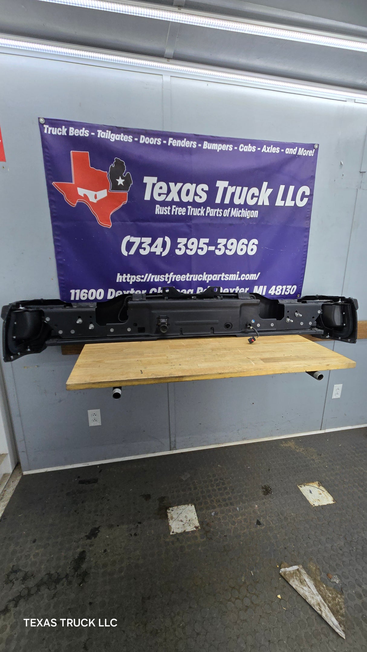 2023-2025 Ford Super Duty Rear Bumper F250 F350 F450 F550 - Black