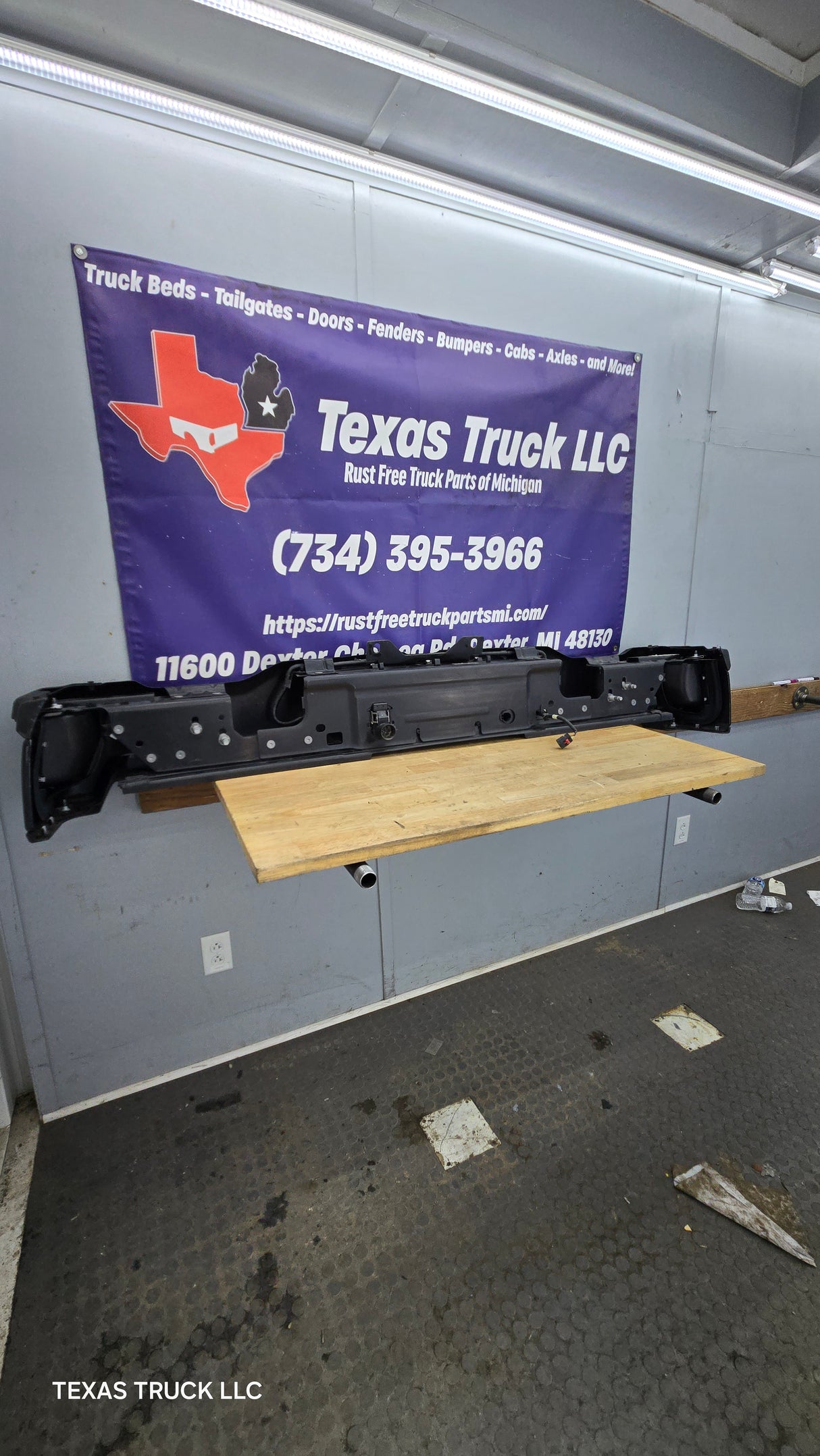 2023-2025 Ford Super Duty Rear Bumper F250 F350 F450 F550 - Black