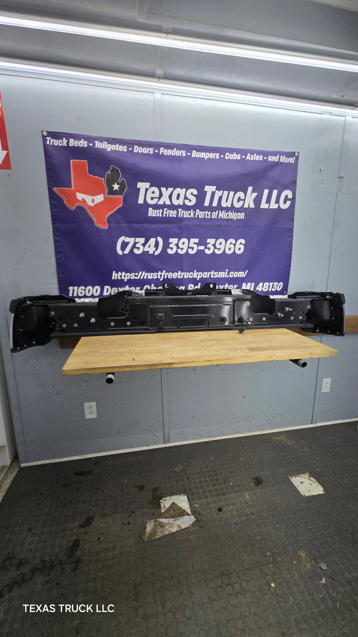 2023-2025 Ford Super Duty Rear Bumper F250 F350 F450 F550 - Chrome