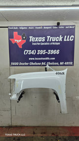 2007-2013 Chevrolet Silverado Driver Side Front LH Fender 1500 2500 3500 HD - Summit White