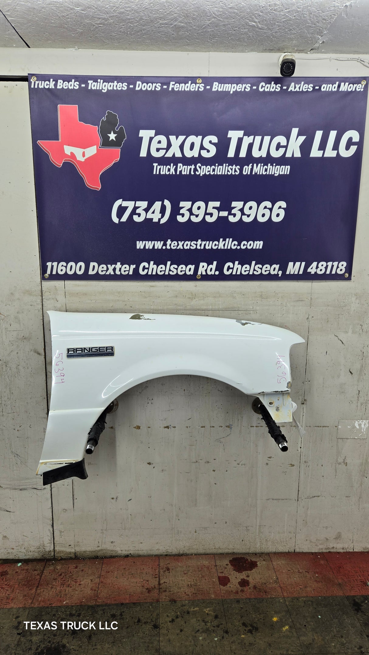 2000-2011 Ford Ranger Front RH Passenger Side Fender