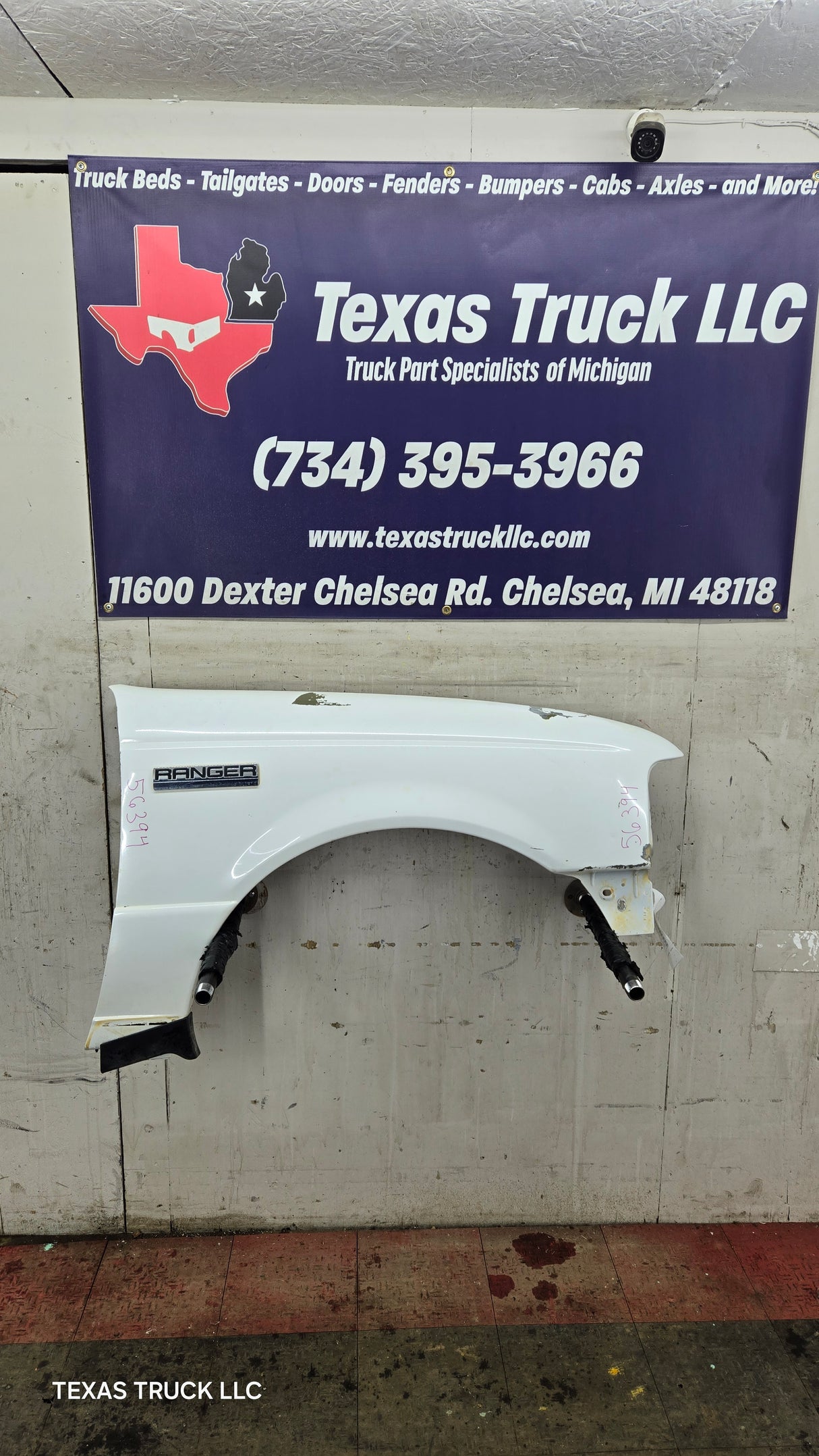 2000-2011 Ford Ranger Front RH Passenger Side Fender