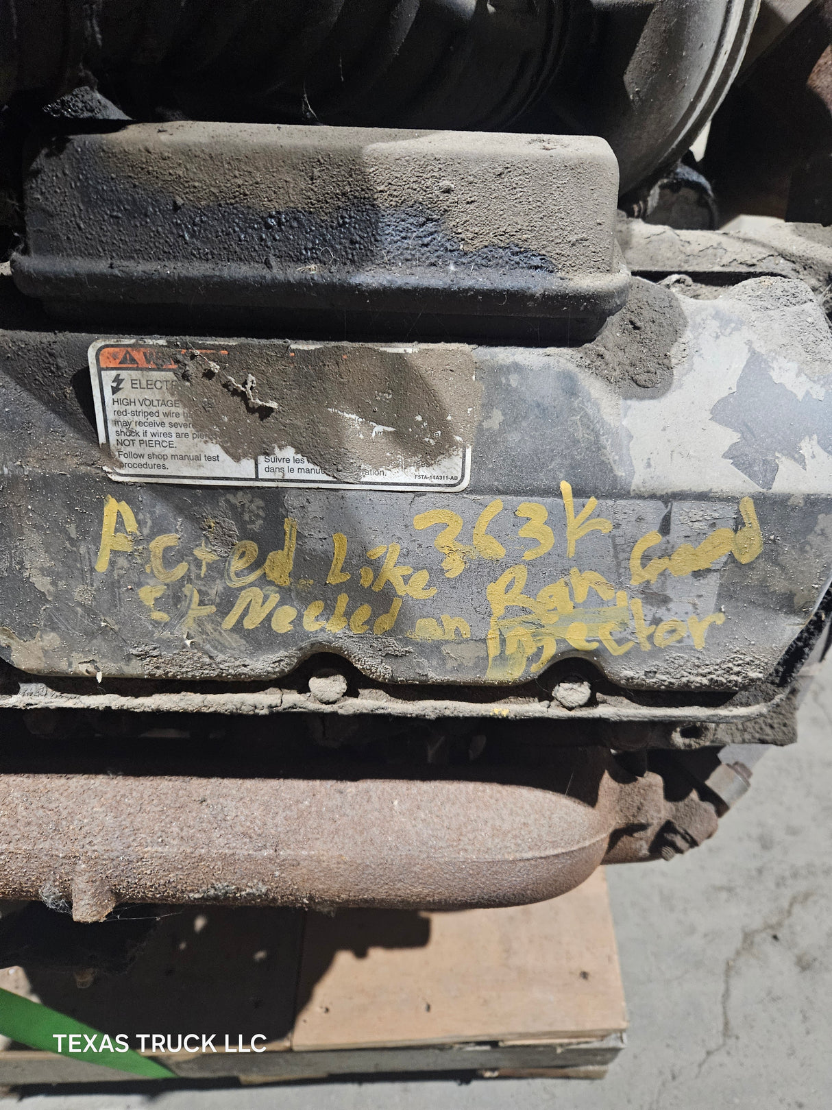 1999-2003 7.3L Power Stroke Diesel Engine Ford Super Duty Runs might need injectors