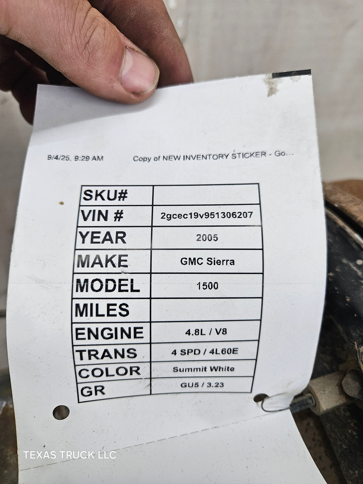 2005-2007 Chevrolet Silverado GMC Sierra 1500 3.23 Rear Axle