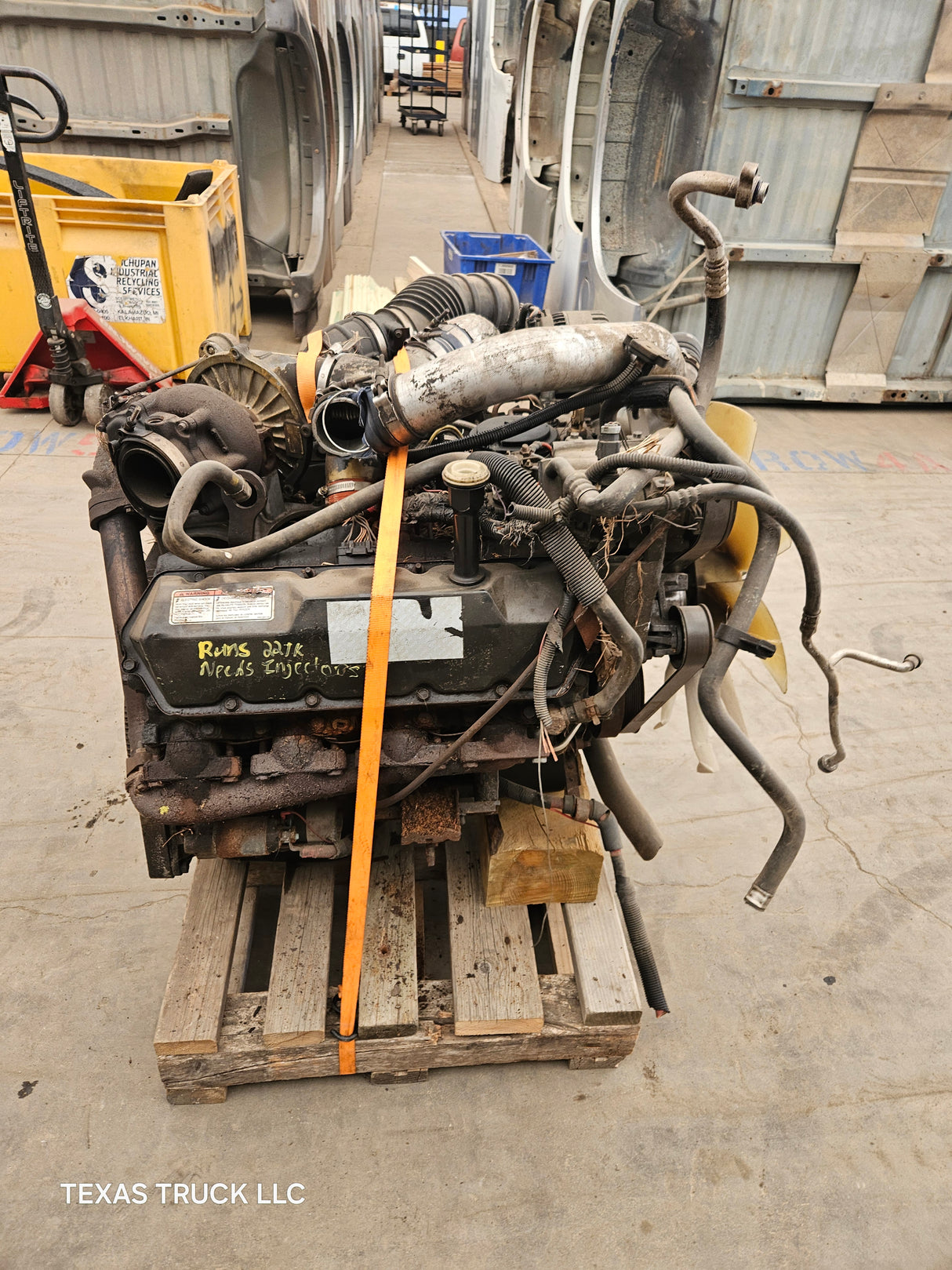 1999-2003 7.3L Power Stroke Diesel Engine Ford Super Duty Runs needs injectors