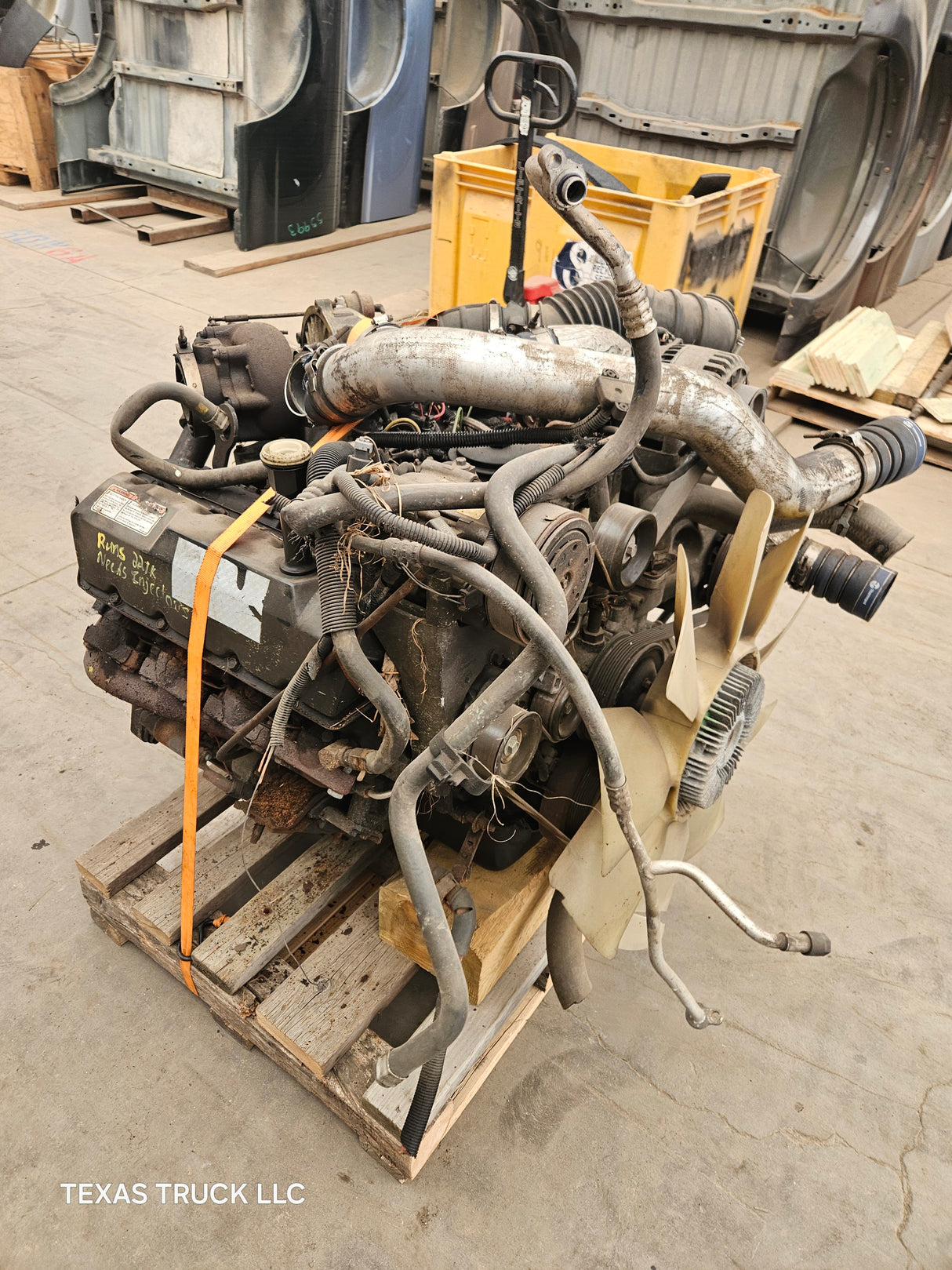 1999-2003 7.3L Power Stroke Diesel Engine Ford Super Duty Runs needs injectors