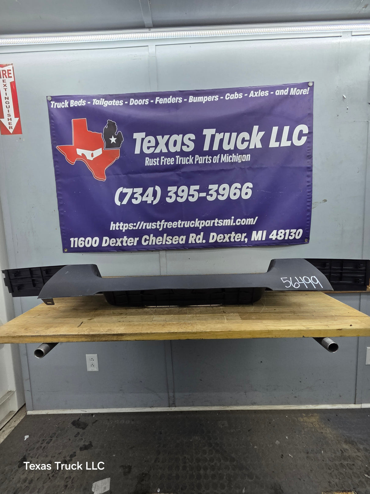 2014-2020 Toyota Tundra Rear Bumper Pad