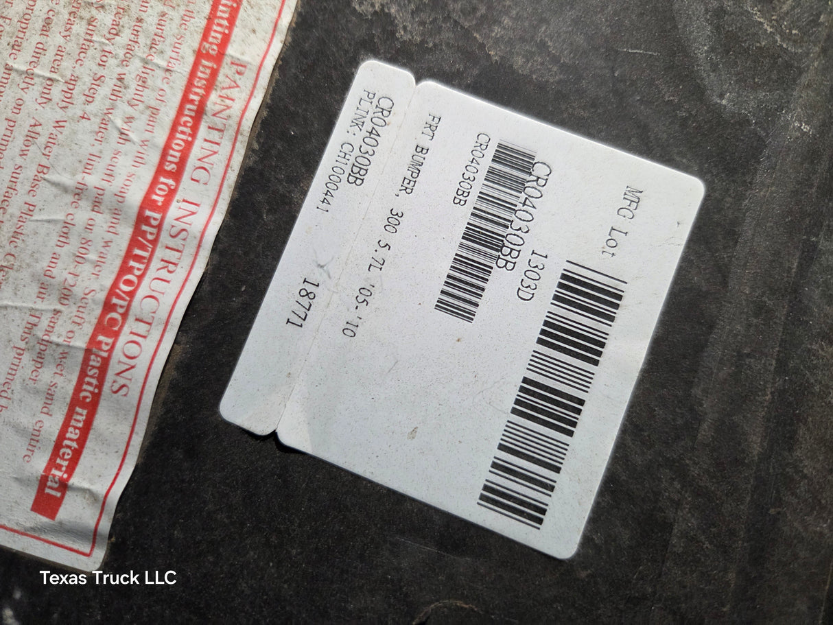 2005-2010 Chrysler 300 5.7L Bumper Cover with fogs