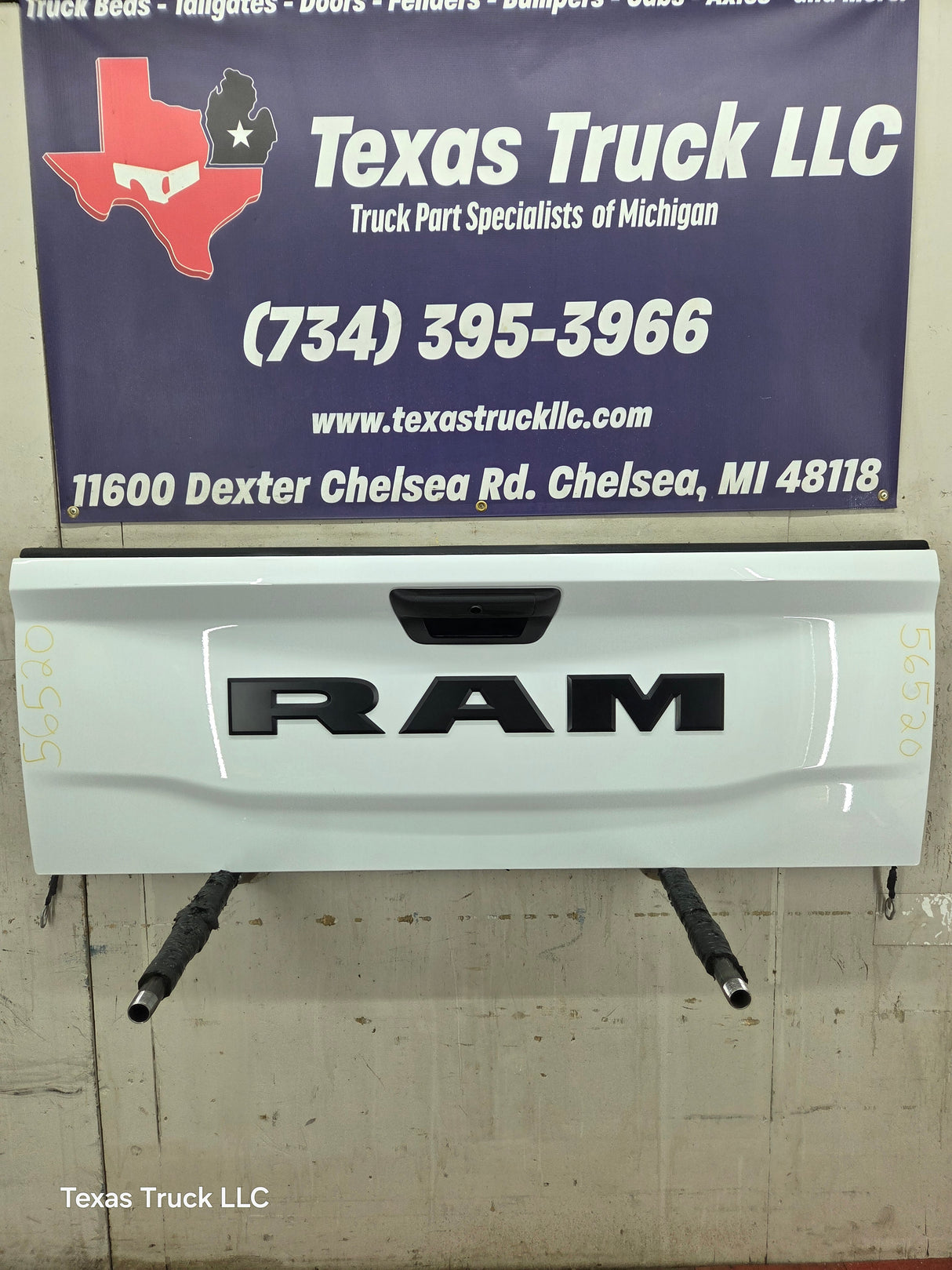 2019-2025 Dodge Ram 2500 3500 4500 5th Gen Tailgate - White